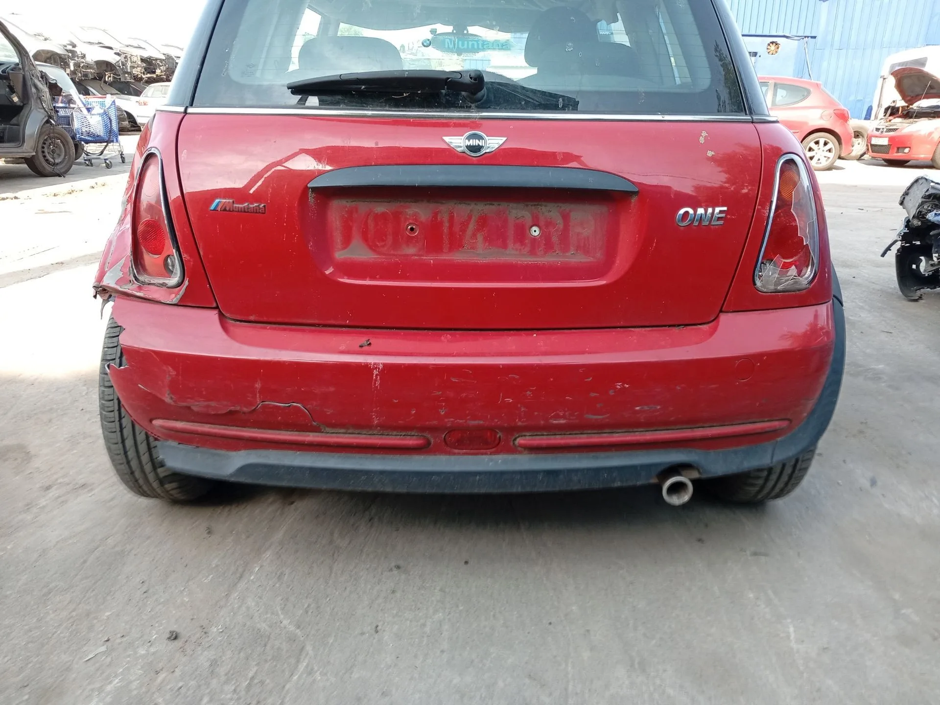 Refuerzo Paragolpes Trasero para Mini Mini (R50, R53)