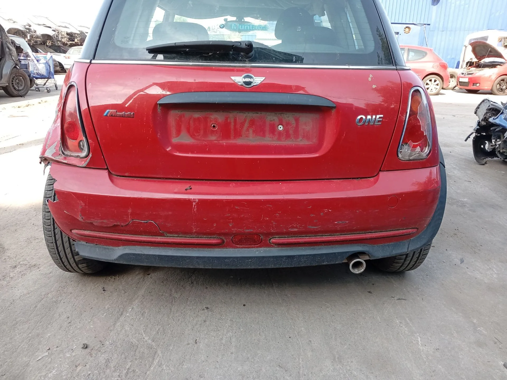 Refuerzo Paragolpes Trasero para Mini Mini (R50, R53)
