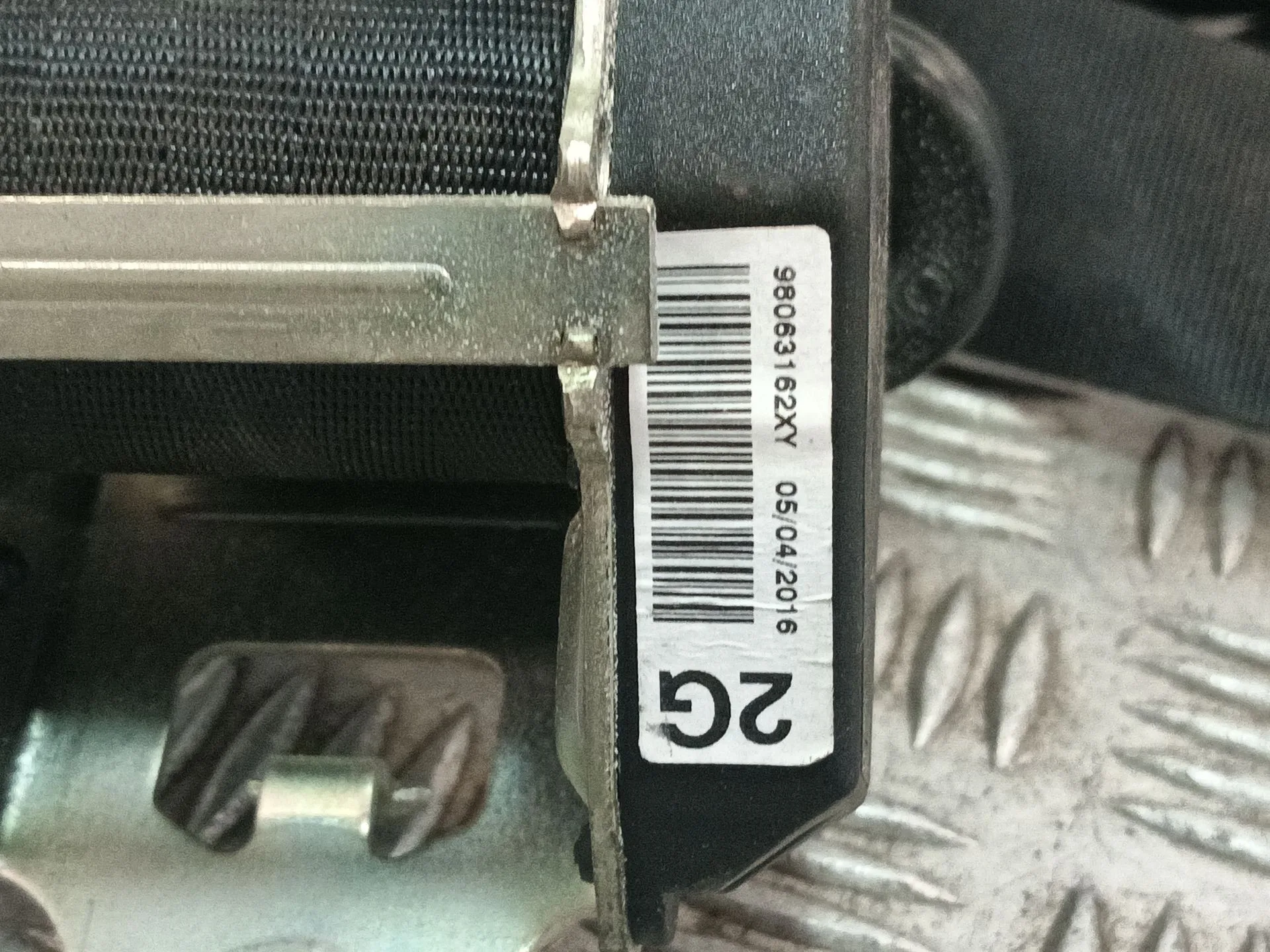 Cinturon Seguridad Trasero Izquierdo para Peugeot 208