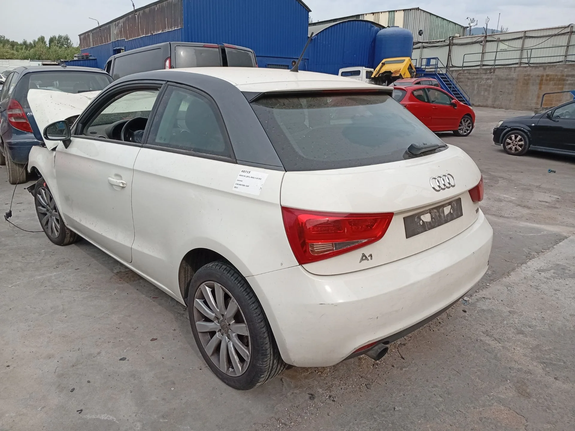 Amortiguador Trasero Izquierdo para Audi A1 (8X1, 8Xk)