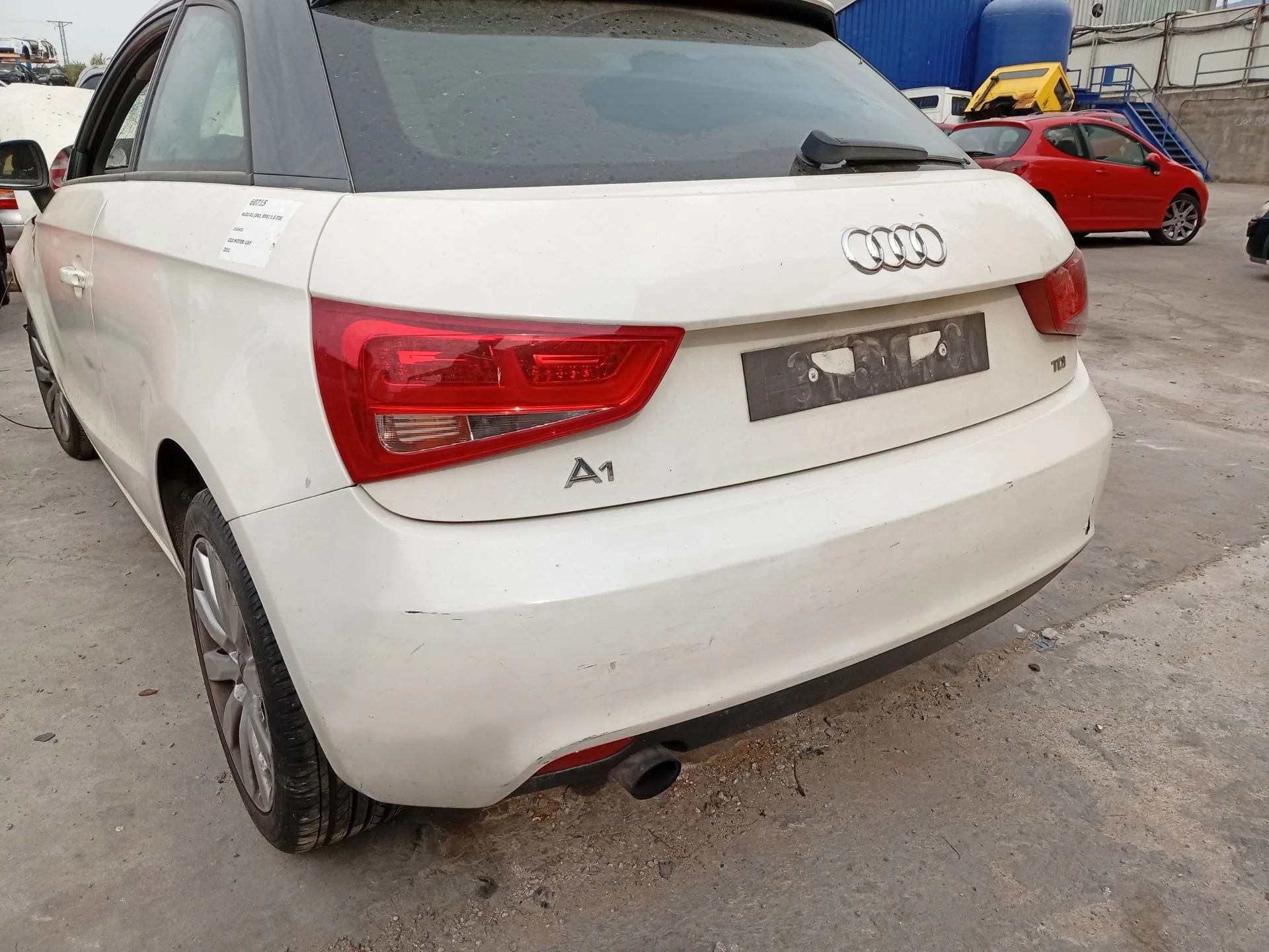 Paragolpes Trasero para Audi A1 (8X1, 8Xk)
