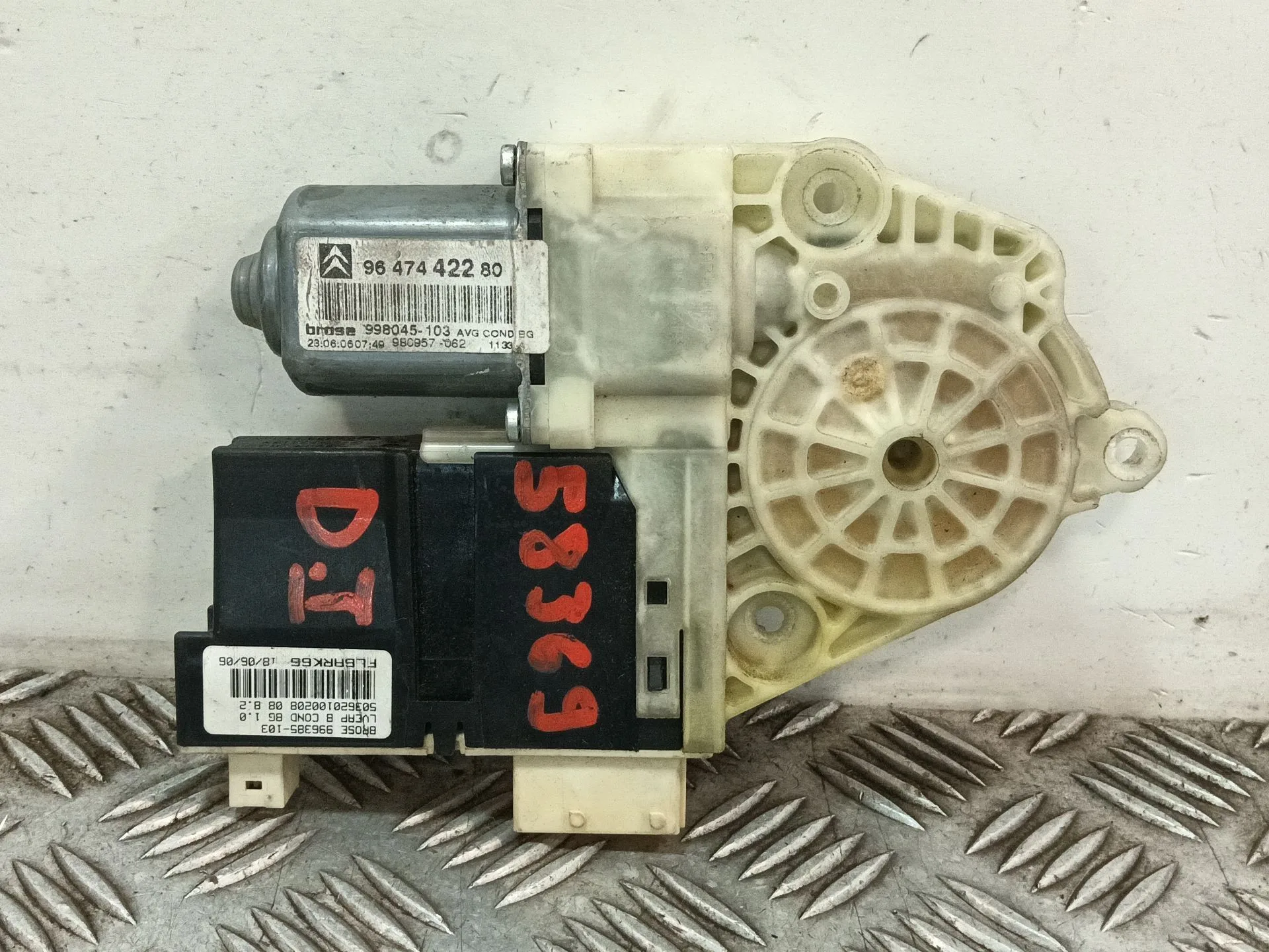 Motor Elevalunas Delantero Izquierdo para Citroën C4 Coupe