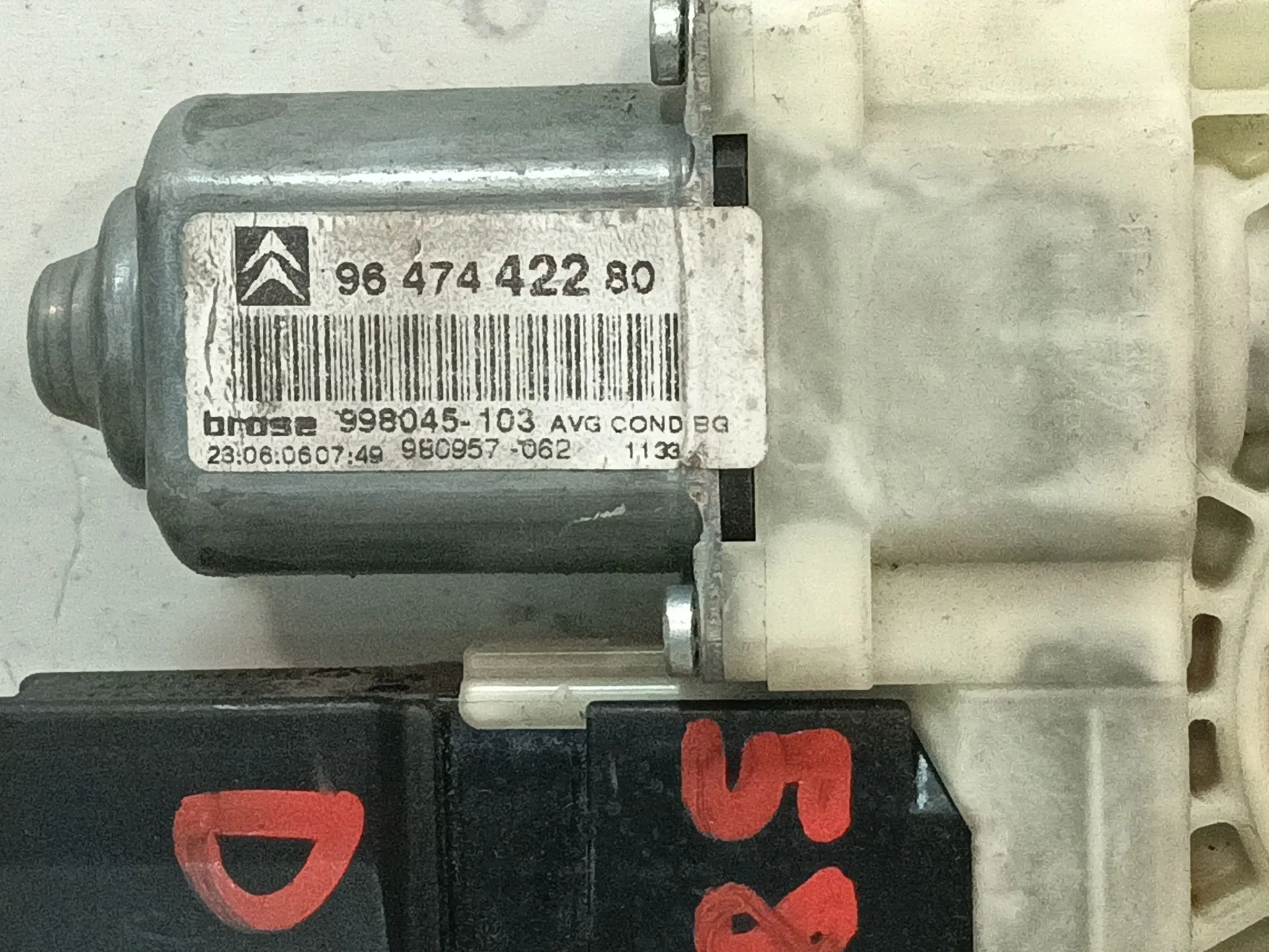 Motor Elevalunas Delantero Izquierdo para Citroën C4 Coupe