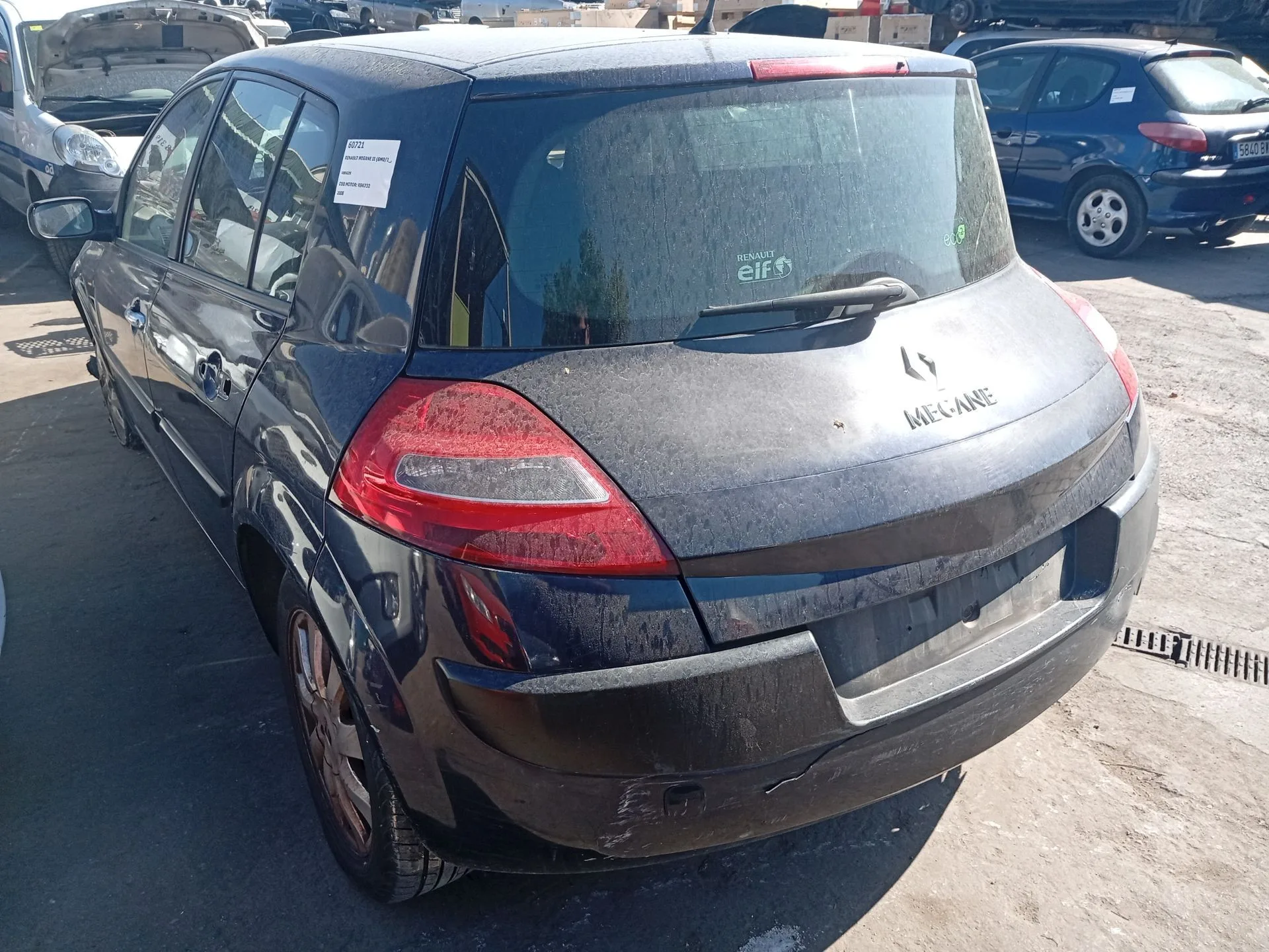 Amortiguador Trasero Izquierdo para Renault Megane Ii (Bm0/1_, Cm0/1_)