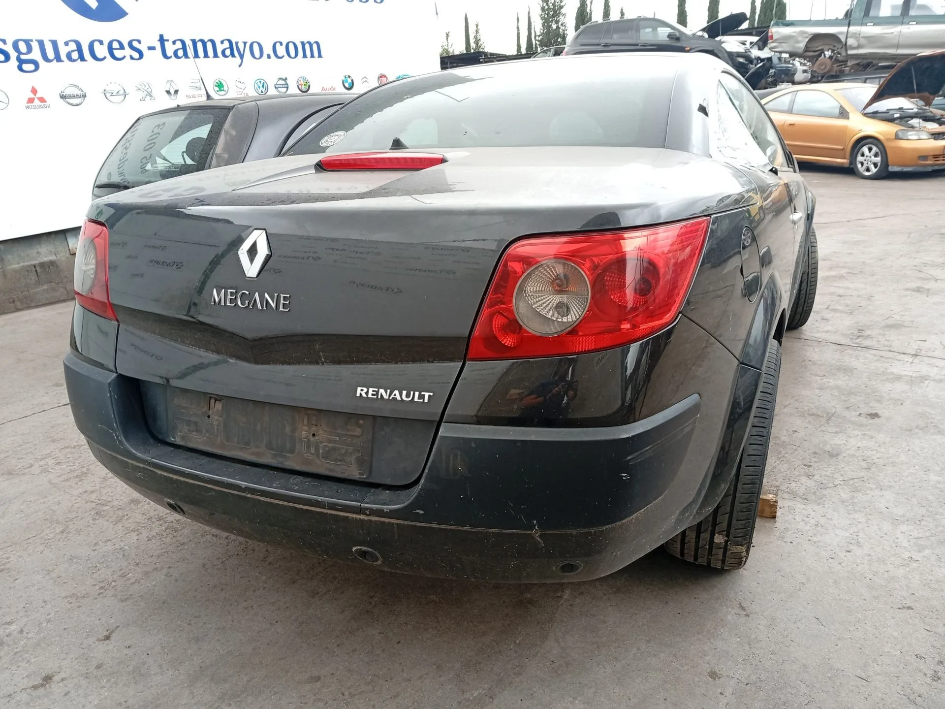 Paragolpes Trasero para Renault Megane Ii Coupe-Cabriolet (Em0/1_)