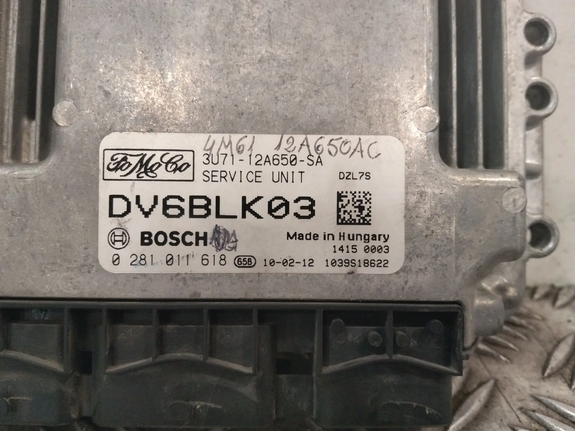 Centralita Motor Uce para Mazda 3 (Bk)