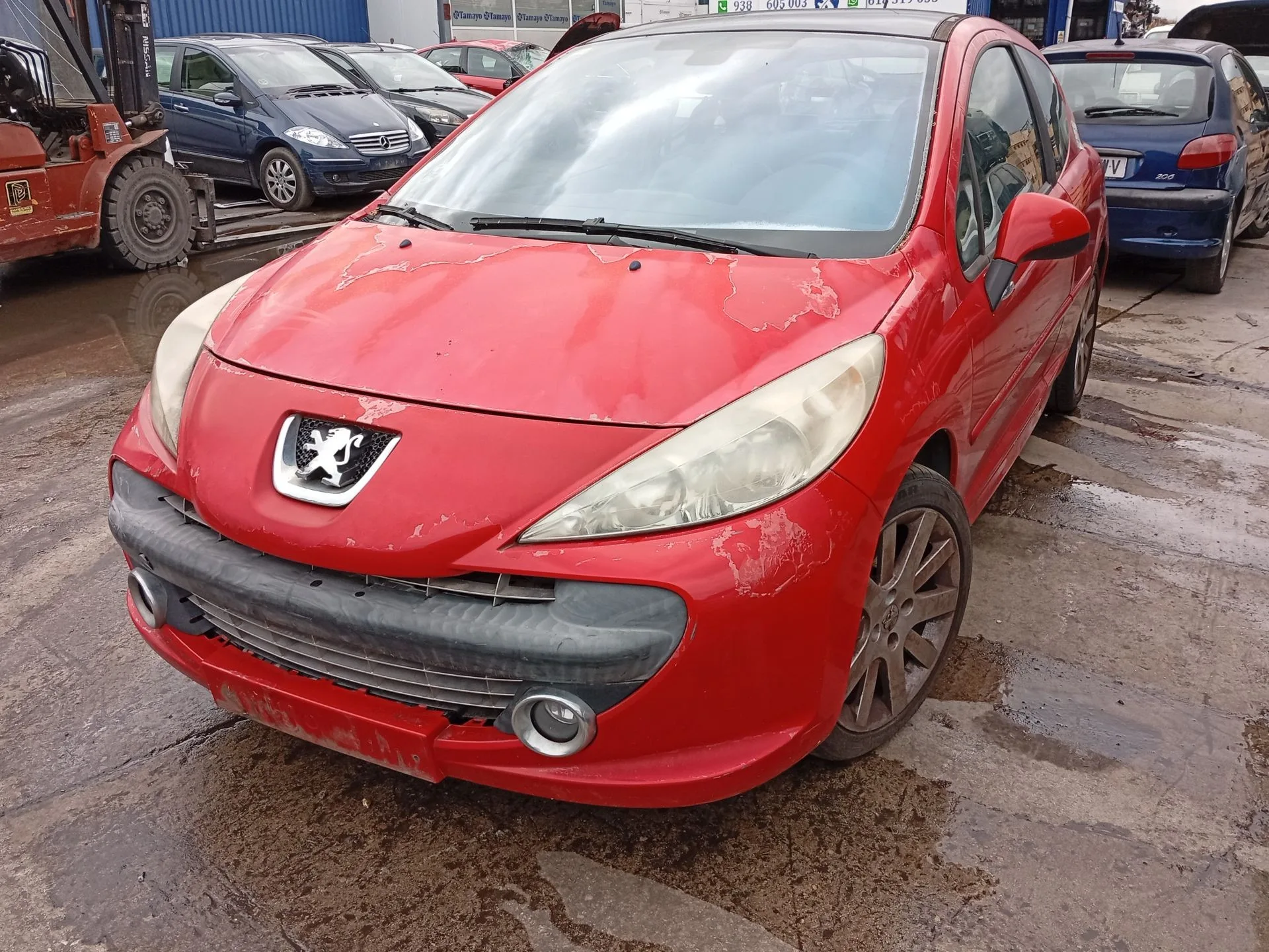 Amortiguador Delantero Izquierdo para Peugeot 207/207+ (Wa_, Wc_)