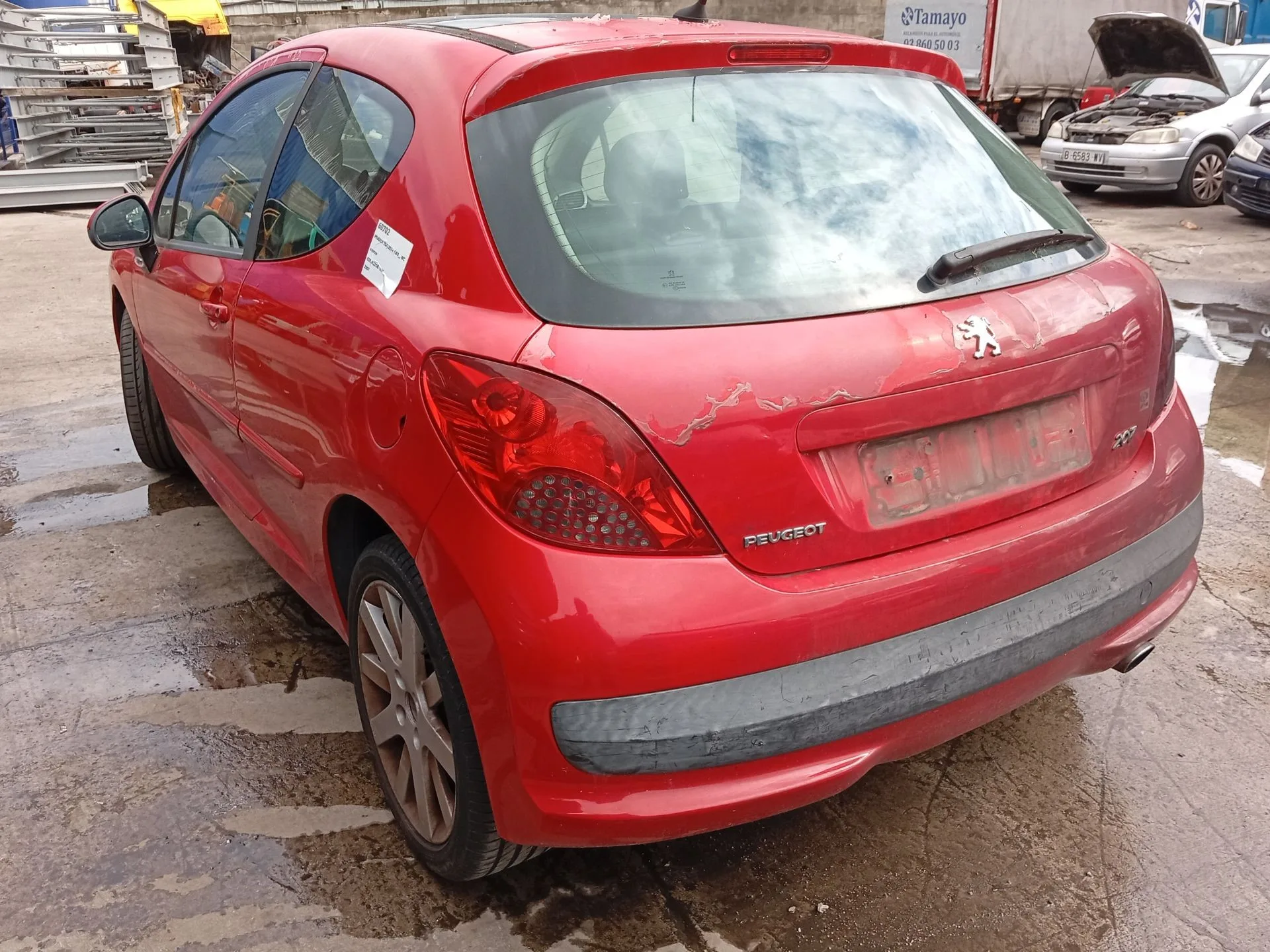 Amortiguador Trasero Izquierdo para Peugeot 207/207+ (Wa_, Wc_)