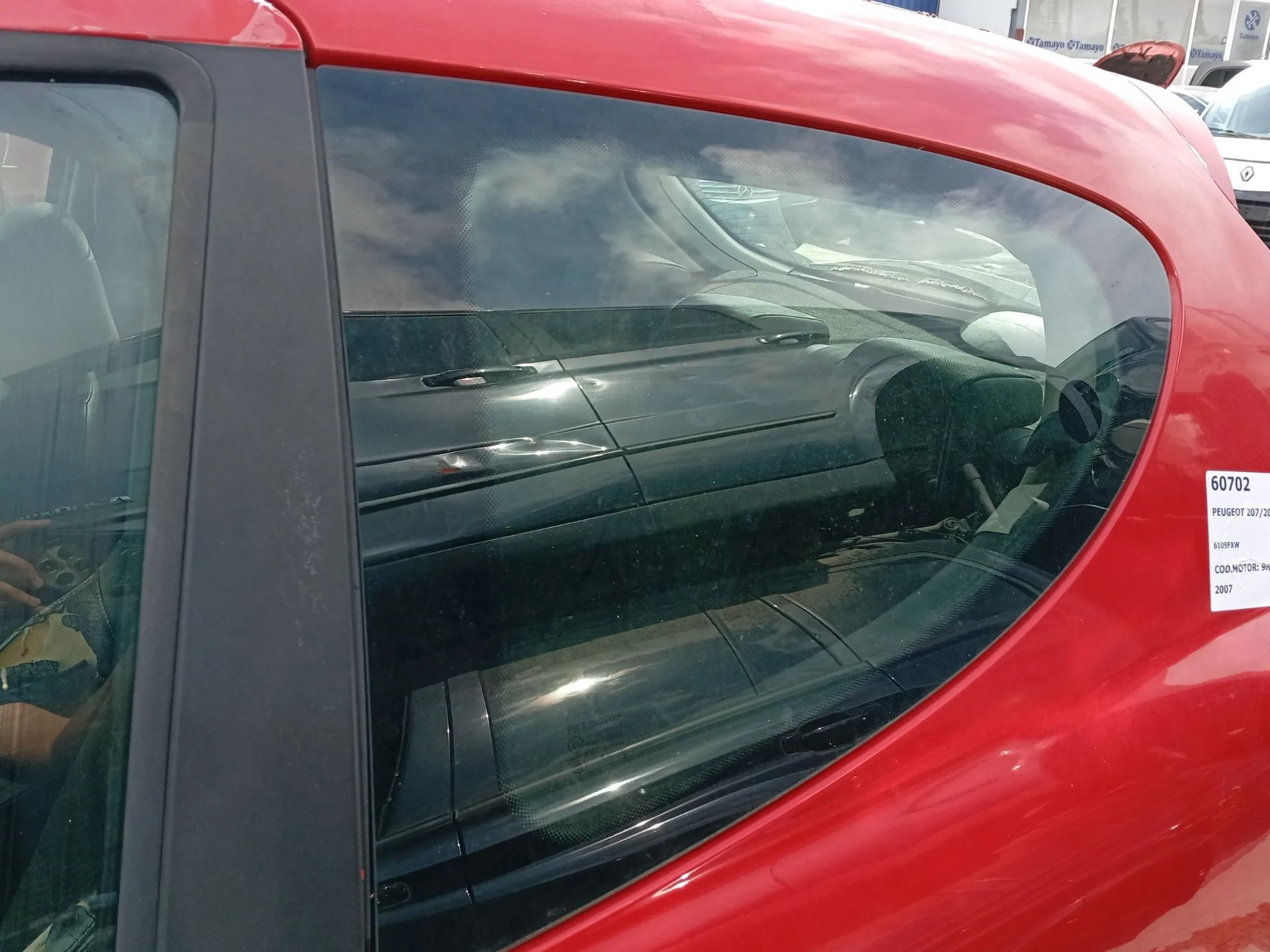 Luna Trasera Izquierda para Peugeot 207/207+ (Wa_, Wc_)