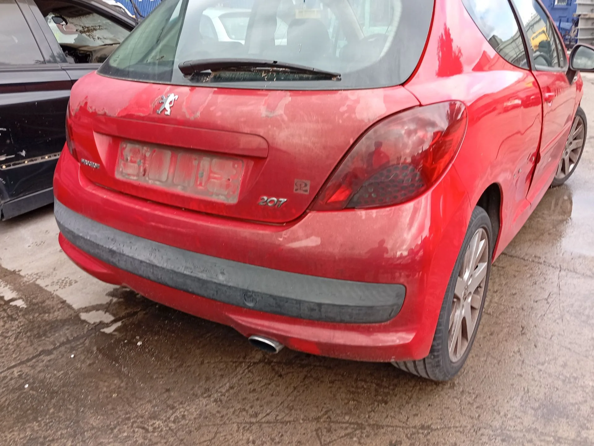 Paragolpes Trasero para Peugeot 207/207+ (Wa_, Wc_)