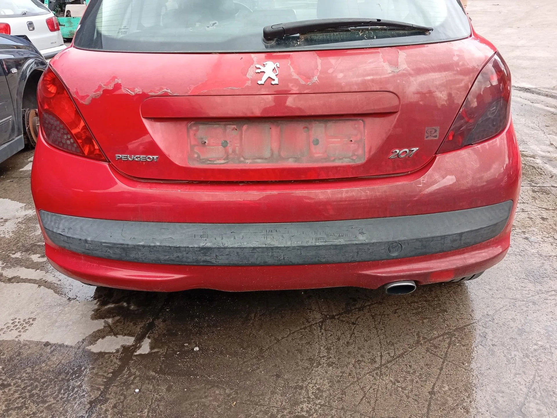 Refuerzo Paragolpes Trasero para Peugeot 207/207+ (Wa_, Wc_)