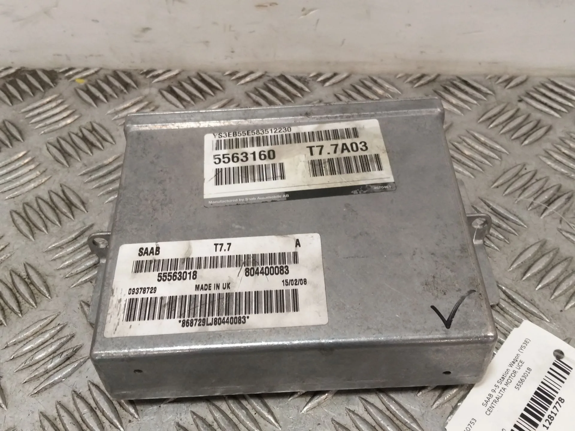 Centralita Motor Uce para Saab 9-5 Station Wagon (Ys3E)