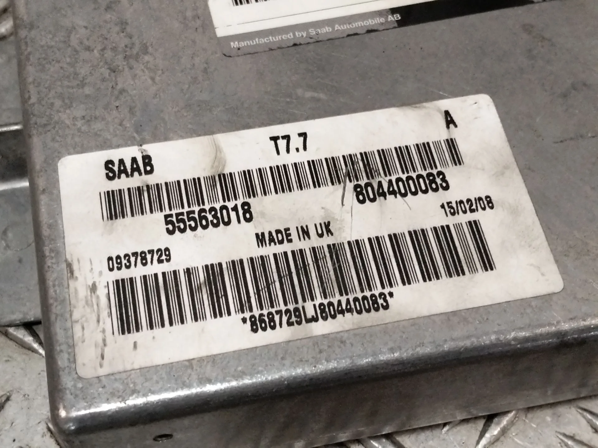 Centralita Motor Uce para Saab 9-5 Station Wagon (Ys3E)