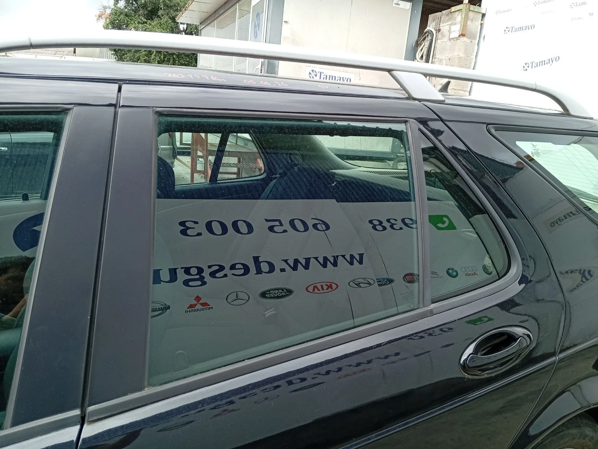 Luna Trasera Izquierda para Saab 9-5 Station Wagon (Ys3E)