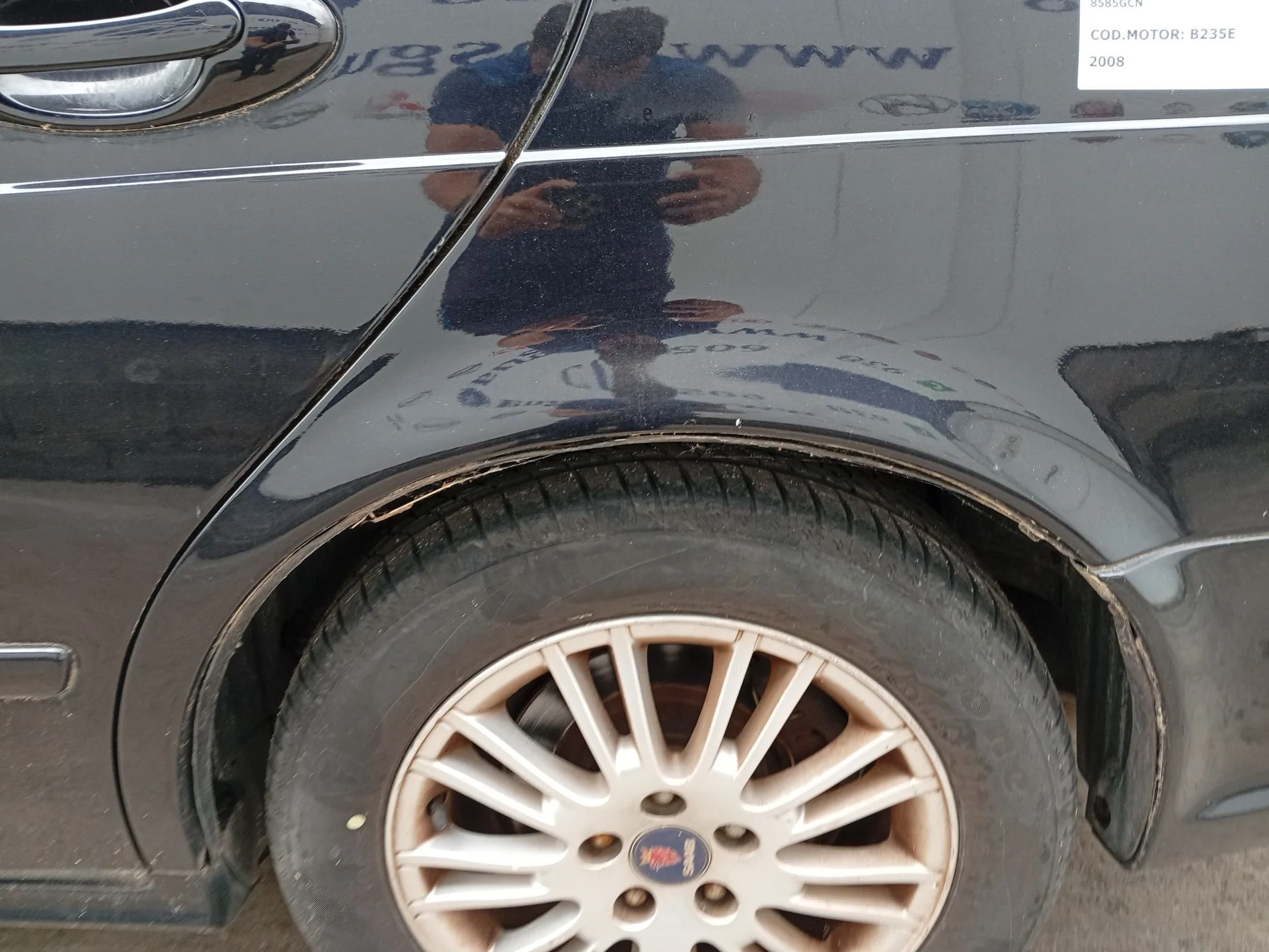 Paso De Rueda Trasero Izquierdo para Saab 9-5 Station Wagon (Ys3E)