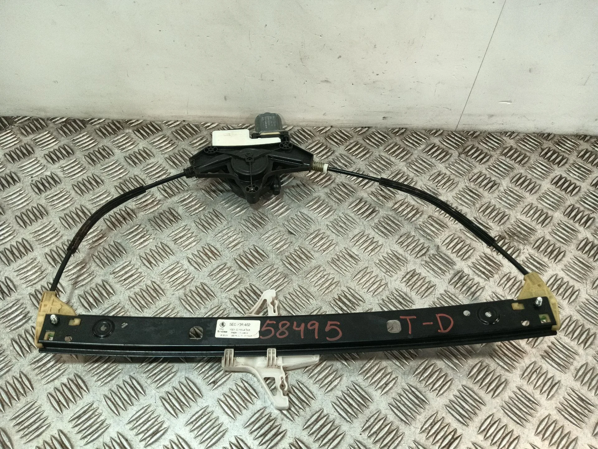 Elevalunas Trasero Derecho para Skoda Octavia Iii Combi (5E5, 5E6)
