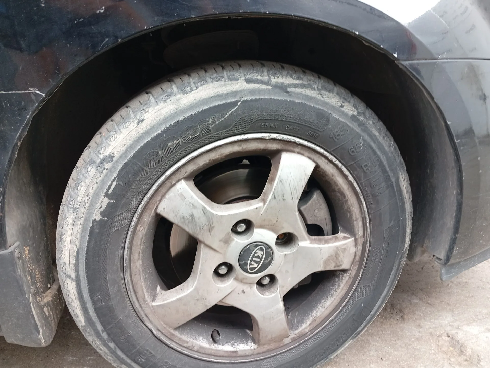 Paso De Rueda Delantero Derecho para Kia Cerato I Hatchback (Ld)