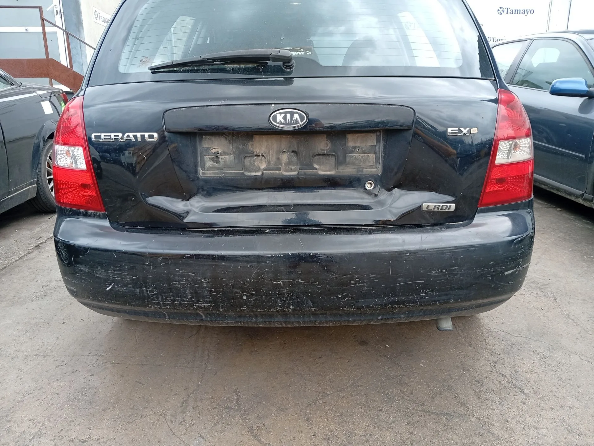 Refuerzo Paragolpes Trasero para Kia Cerato I Hatchback (Ld)