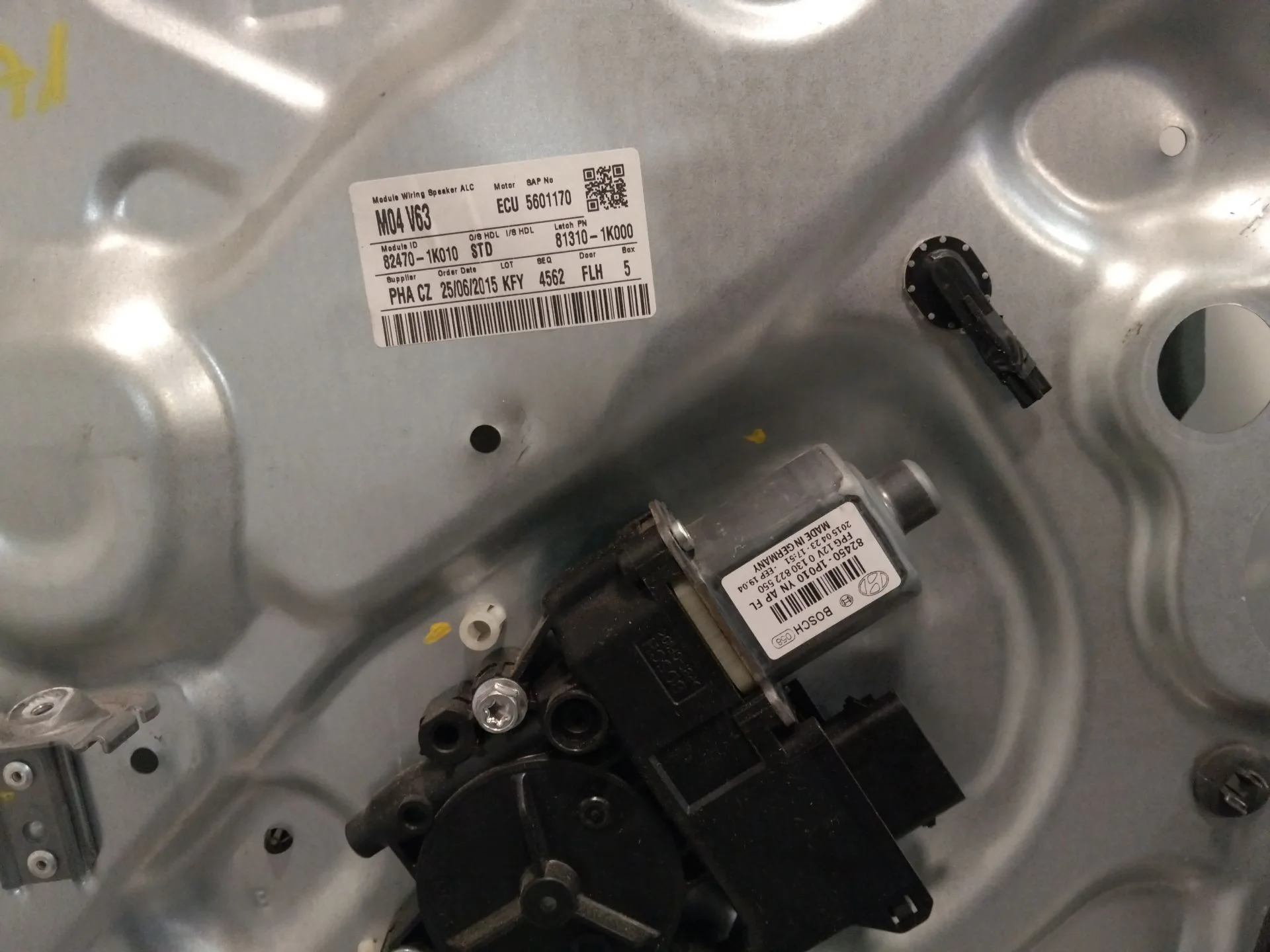 Elevalunas Delantero Izquierdo para Hyundai Ix20 (Jc)