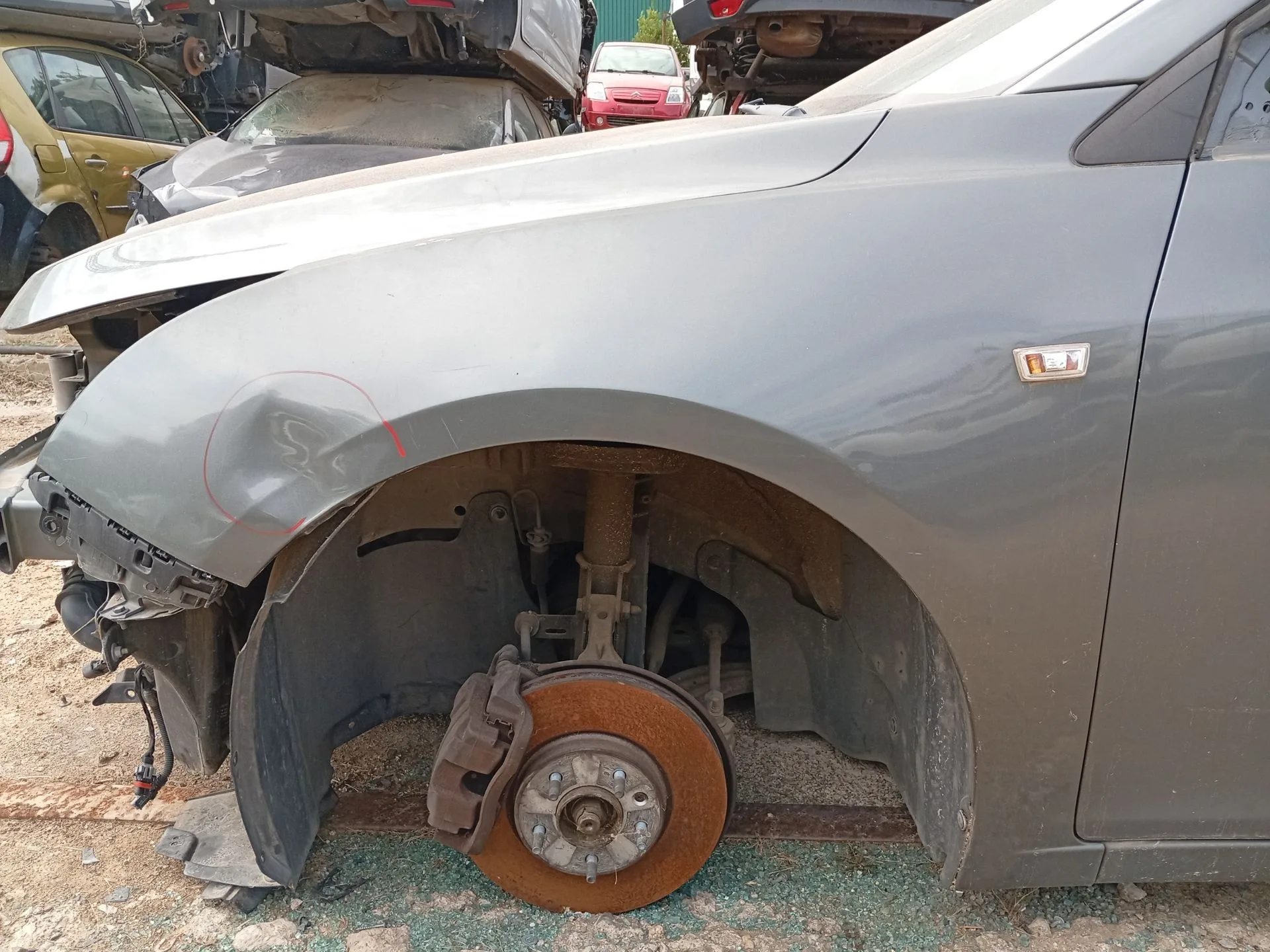 Aleta Delantera Izquierda para Chevrolet Cruze (J300)