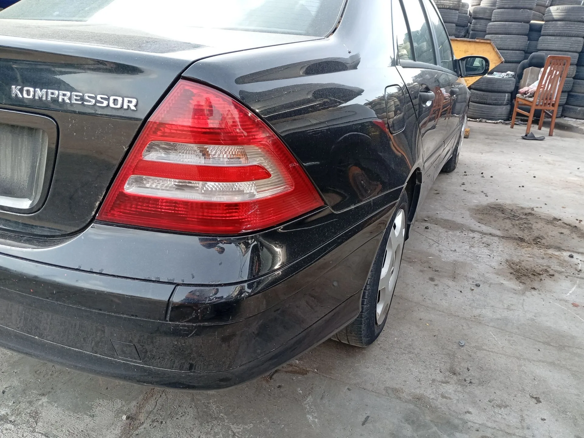 Paragolpes Trasero para Mercedes-Benz Clase C (W203)