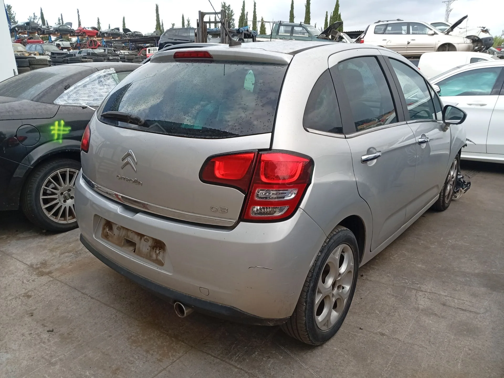 Amortiguador Trasero Derecho para Citroën C3 Ii (Sc_)