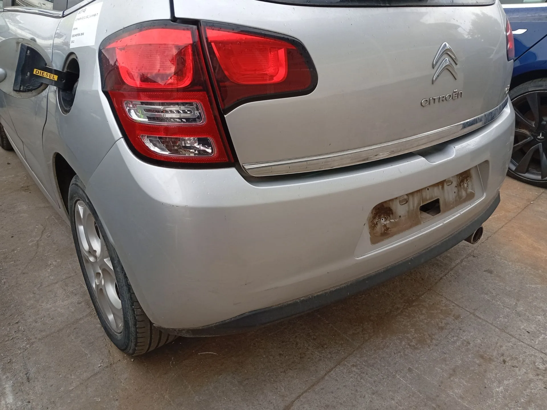 Paragolpes Trasero para Citroën C3 Ii (Sc_)