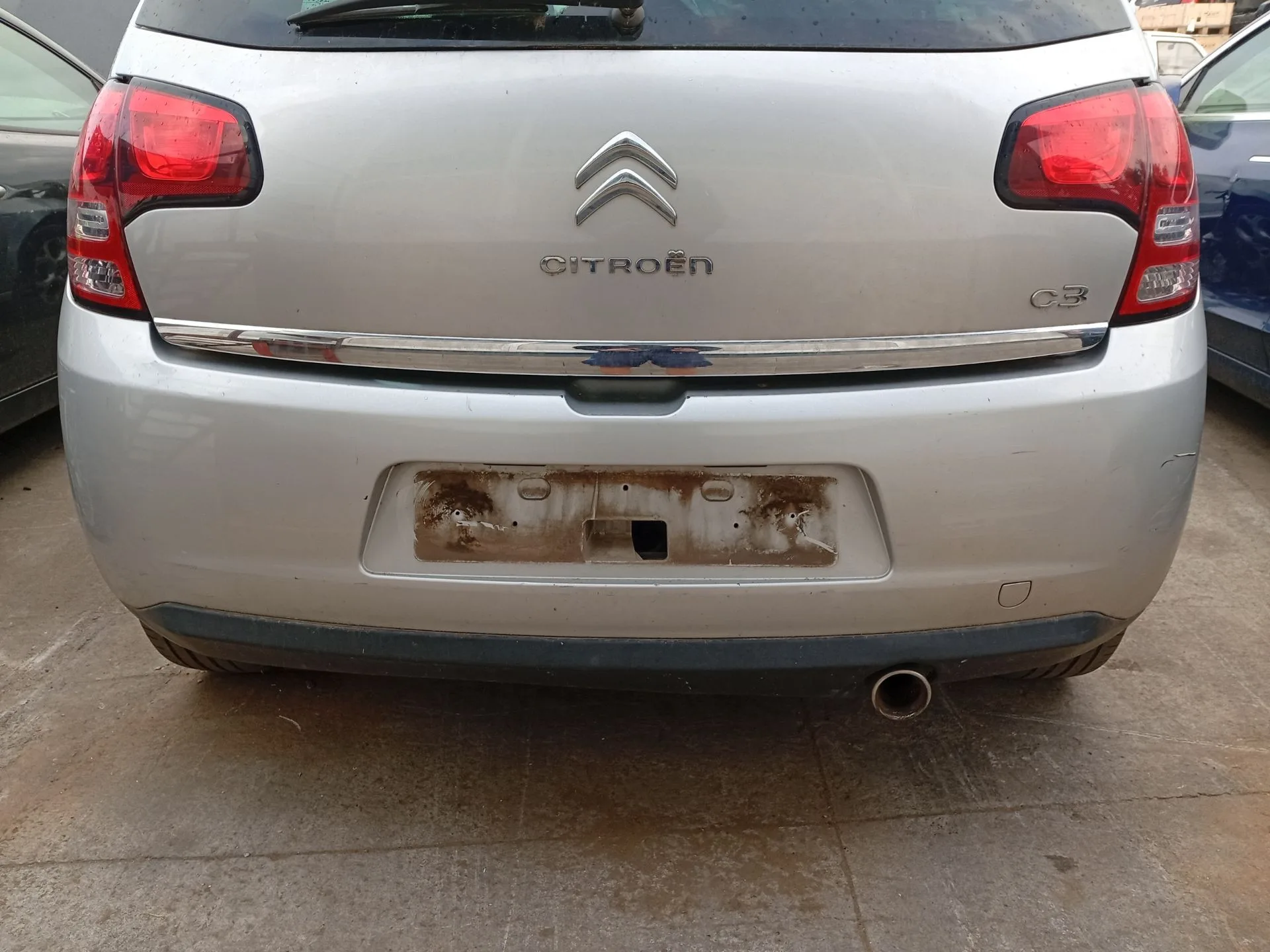 Refuerzo Paragolpes Trasero para Citroën C3 Ii (Sc_)