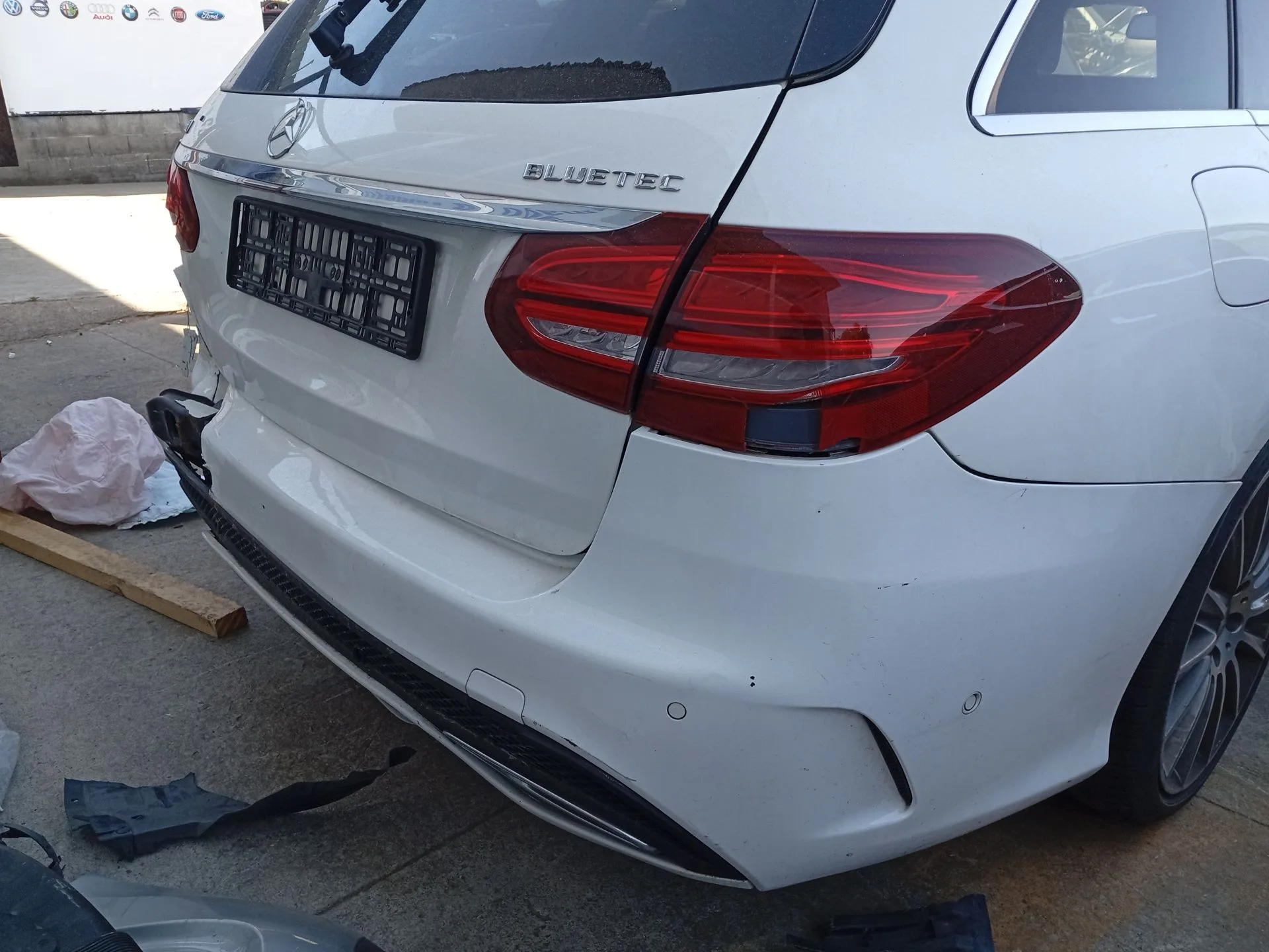 Refuerzo Paragolpes Trasero para Mercedes-Benz Clase C T-Model (S205)