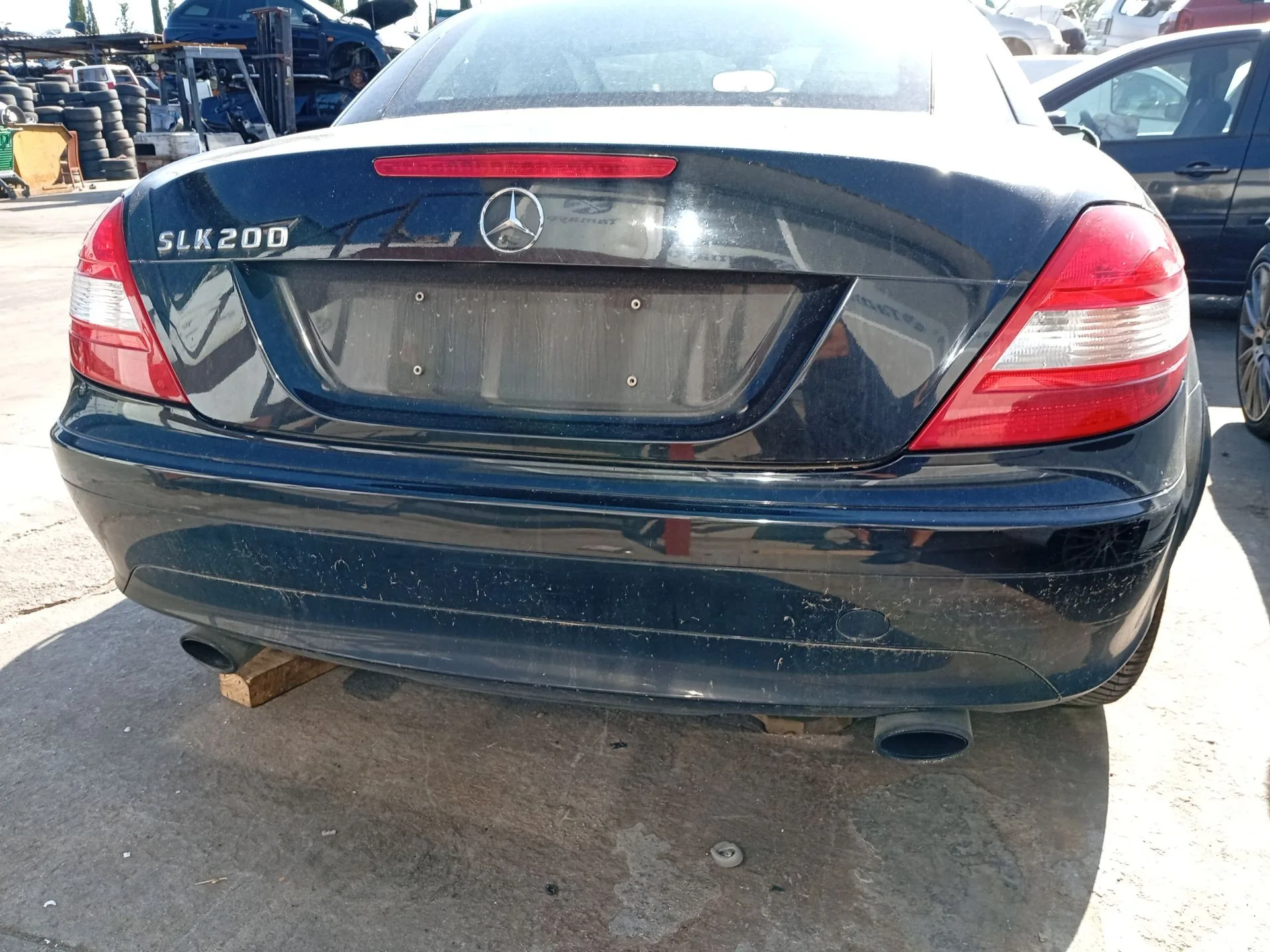 Refuerzo Paragolpes Trasero para Mercedes-Benz Slk (R171)