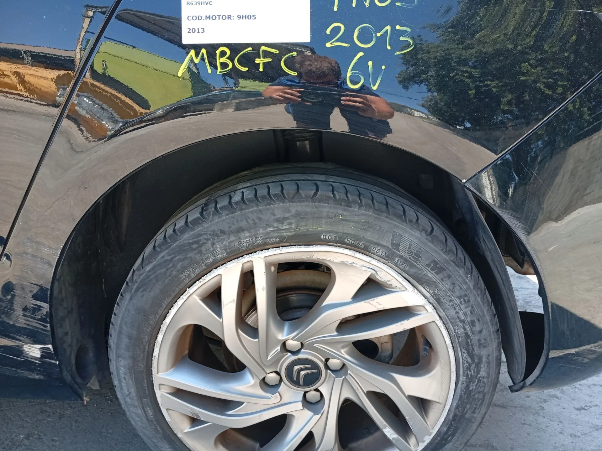 Paso De Rueda Trasero Izquierdo para Citroën C4 Ii (Nc_)