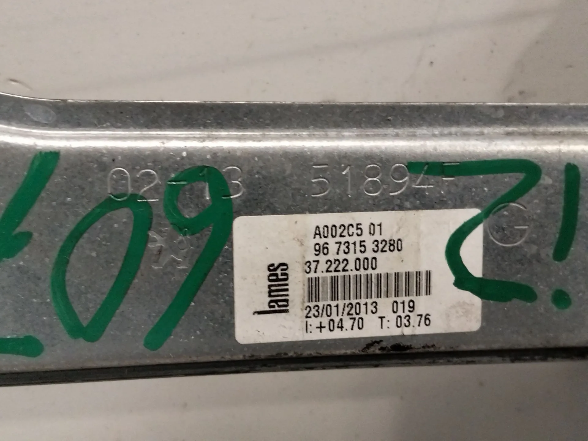 Elevalunas Delantero Izquierdo para Peugeot 208 I (Ca_, Cc_)