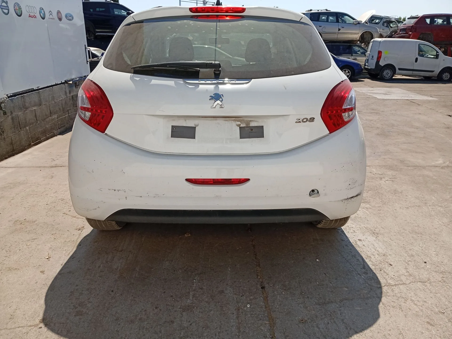 Refuerzo Paragolpes Trasero para Peugeot 208 I (Ca_, Cc_)