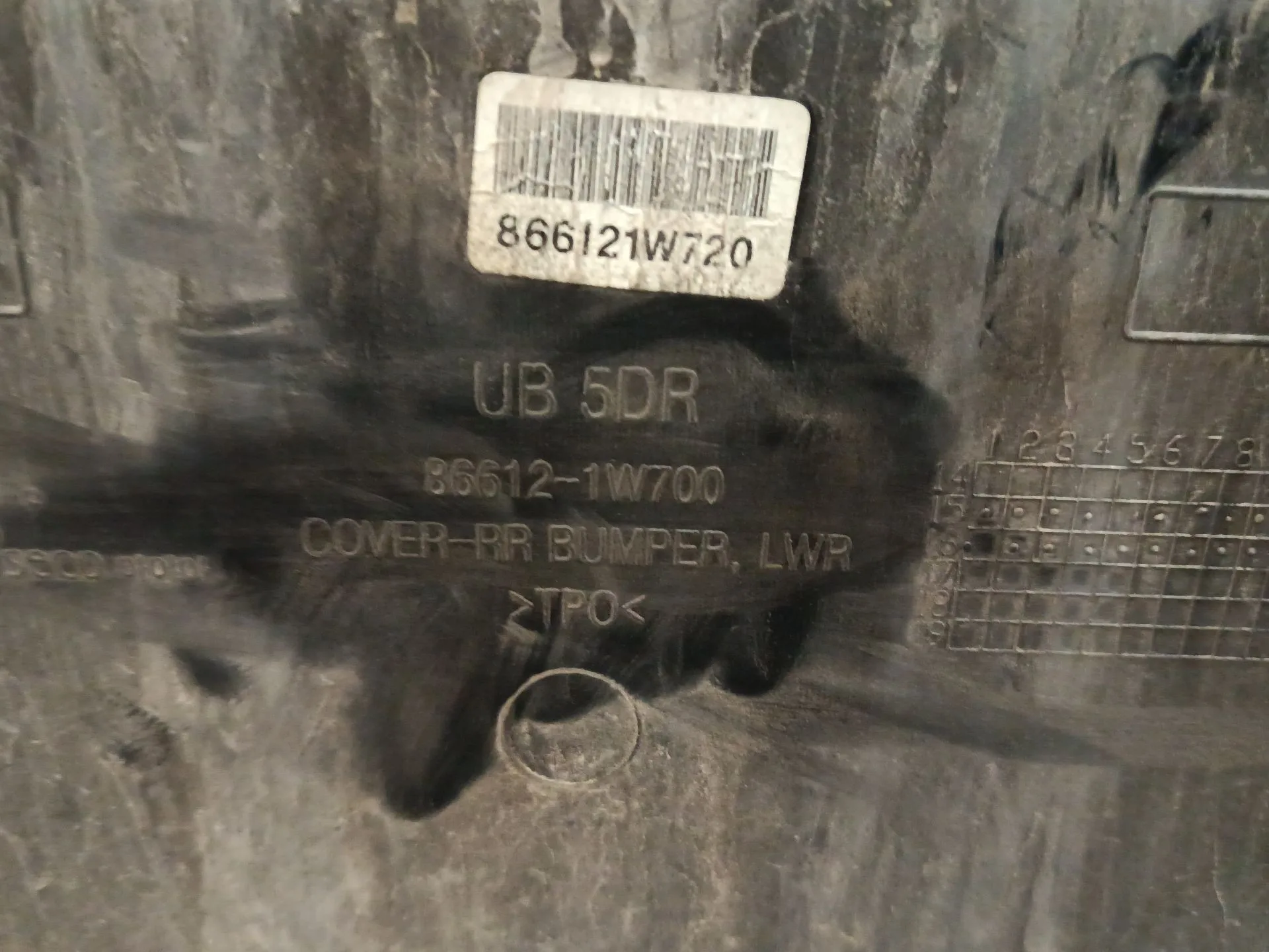 Paragolpes Trasero para Kia Rio Iii (Ub)