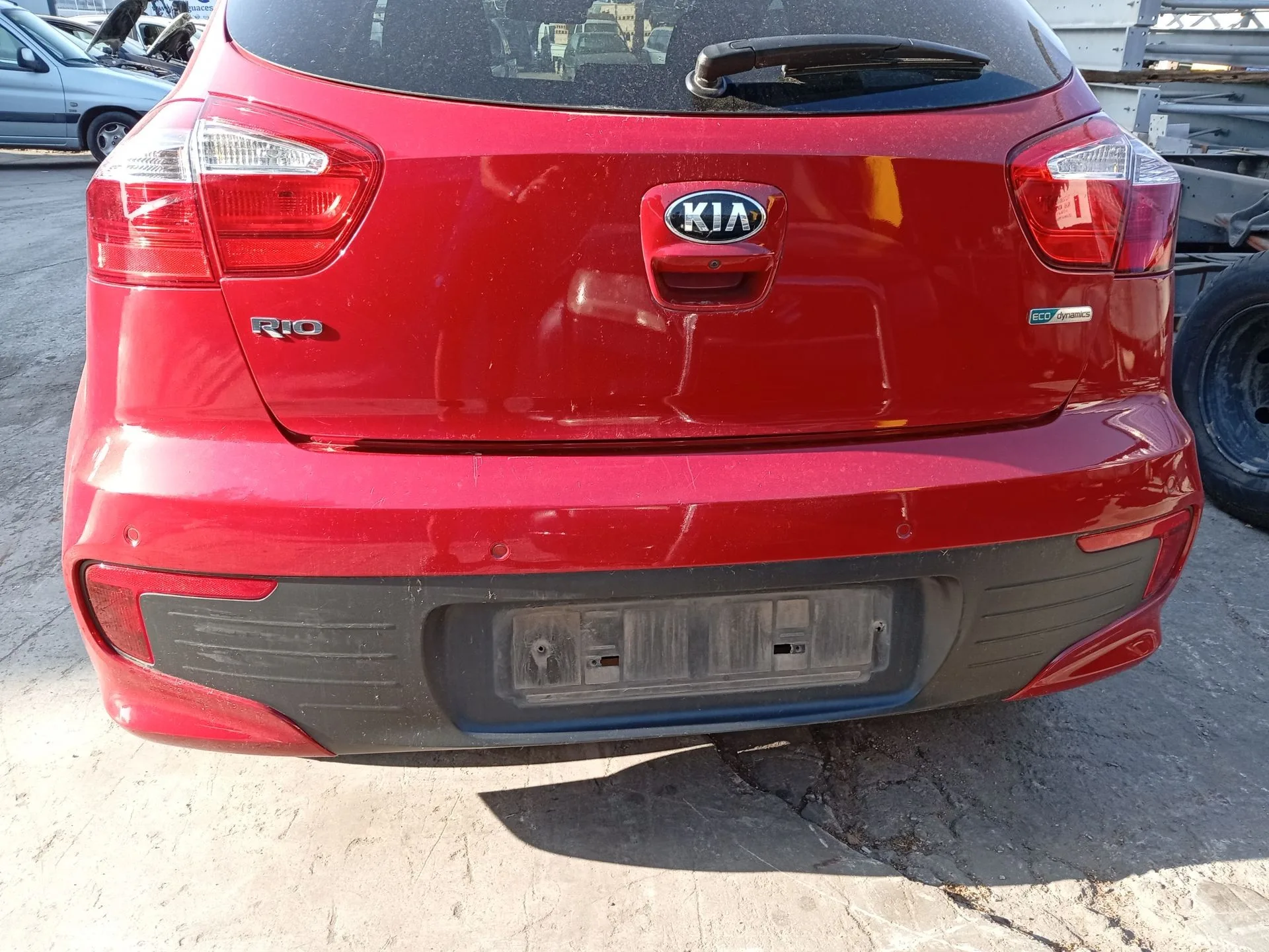 Refuerzo Paragolpes Trasero para Kia Rio Iii (Ub)