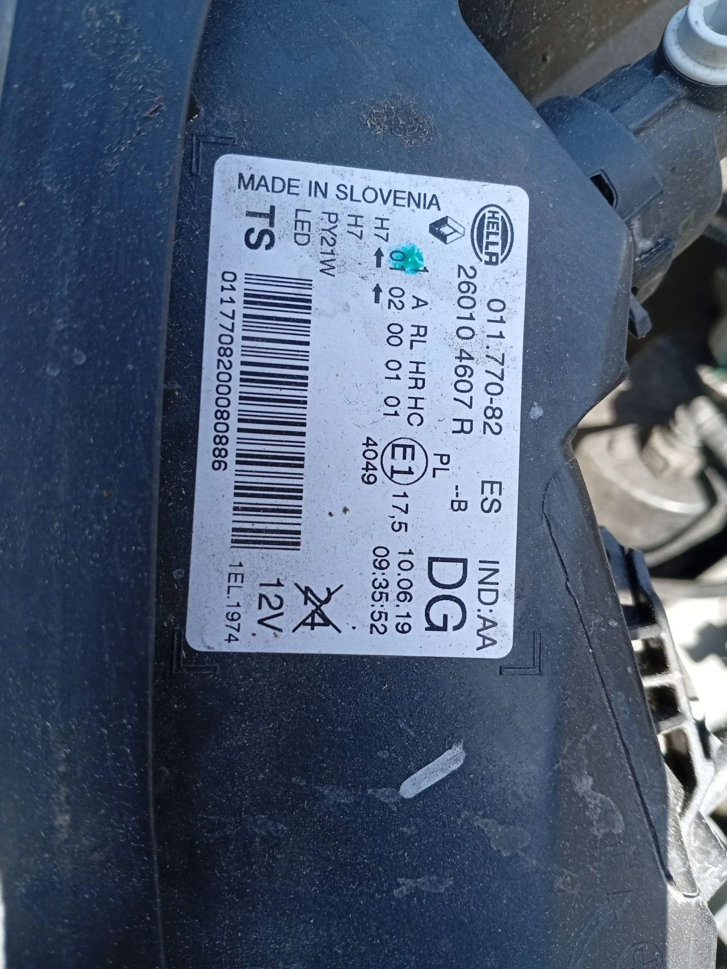 Faro Derecho para Renault Kadjar (Ha_, Hl_)