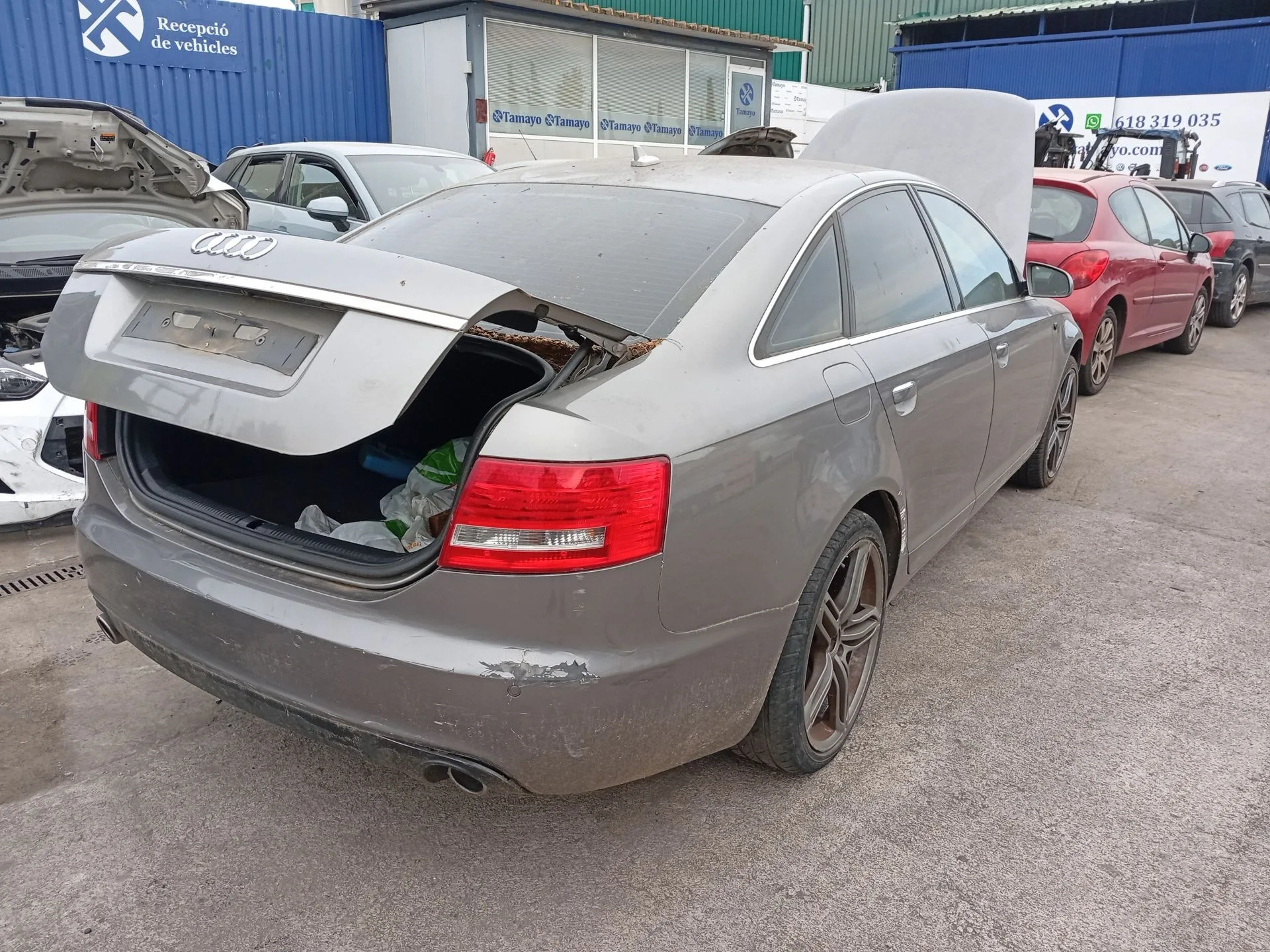 Amortiguador Trasero Derecho para Audi A6 C6 (4F2)