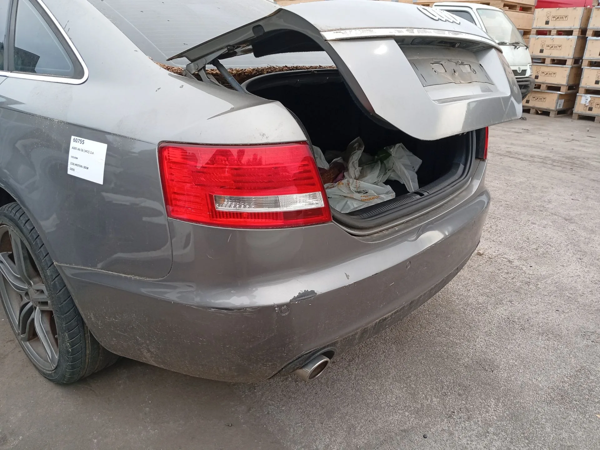 Paragolpes Trasero para Audi A6 C6 (4F2)