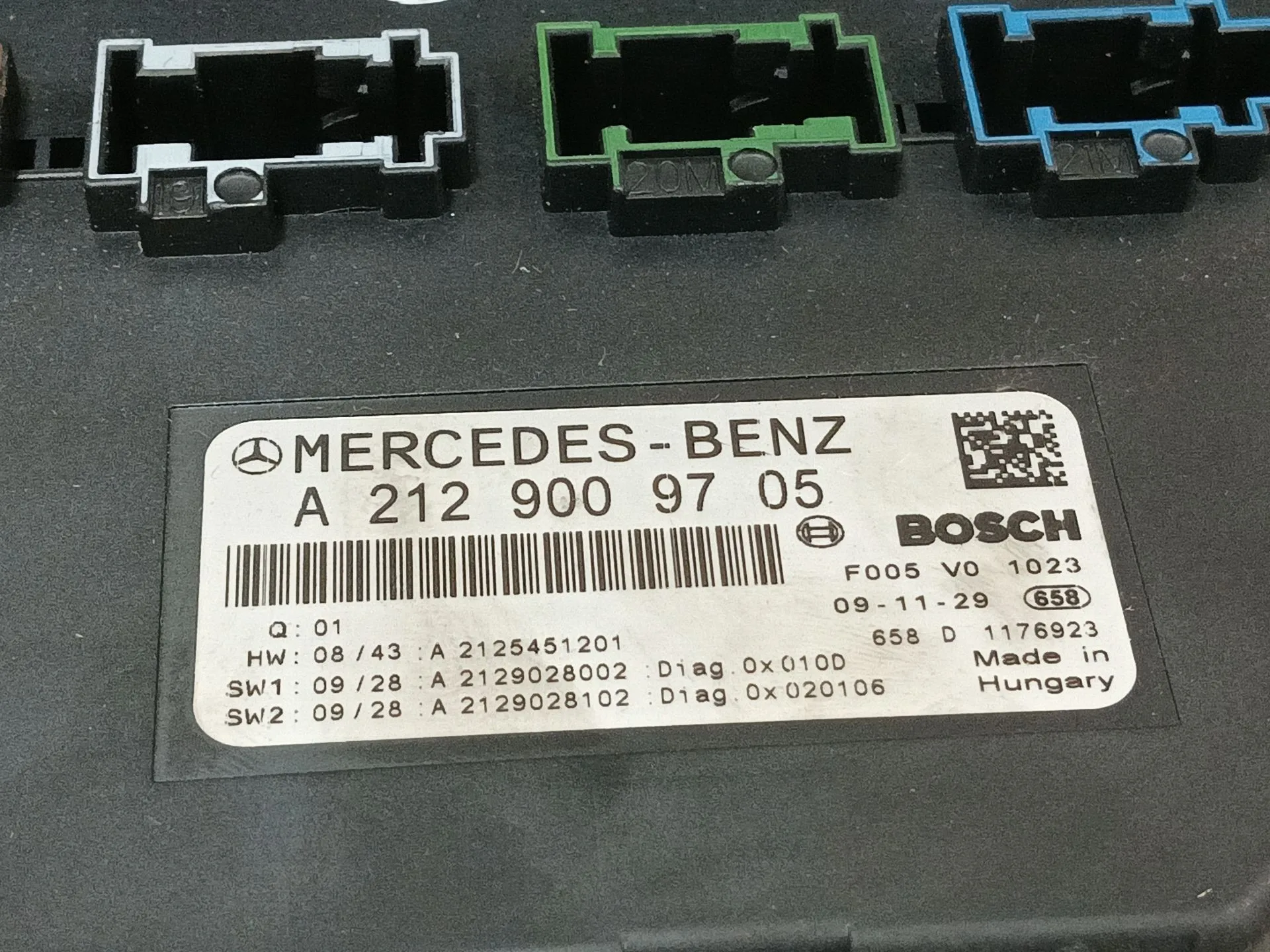 Caja Reles / Fusibles para Mercedes-Benz Clase C (W204)