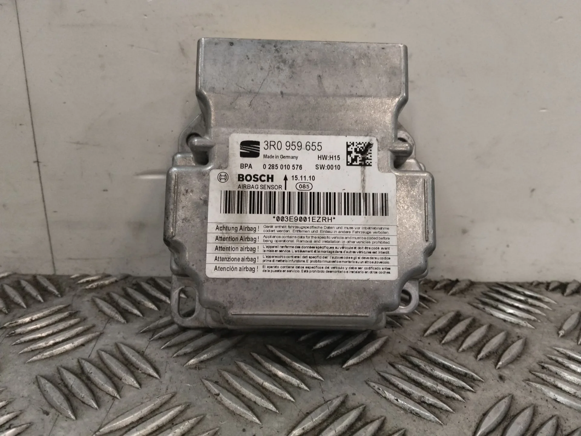 Centralita Airbag para Seat Exeo St (3R5)(2009>)