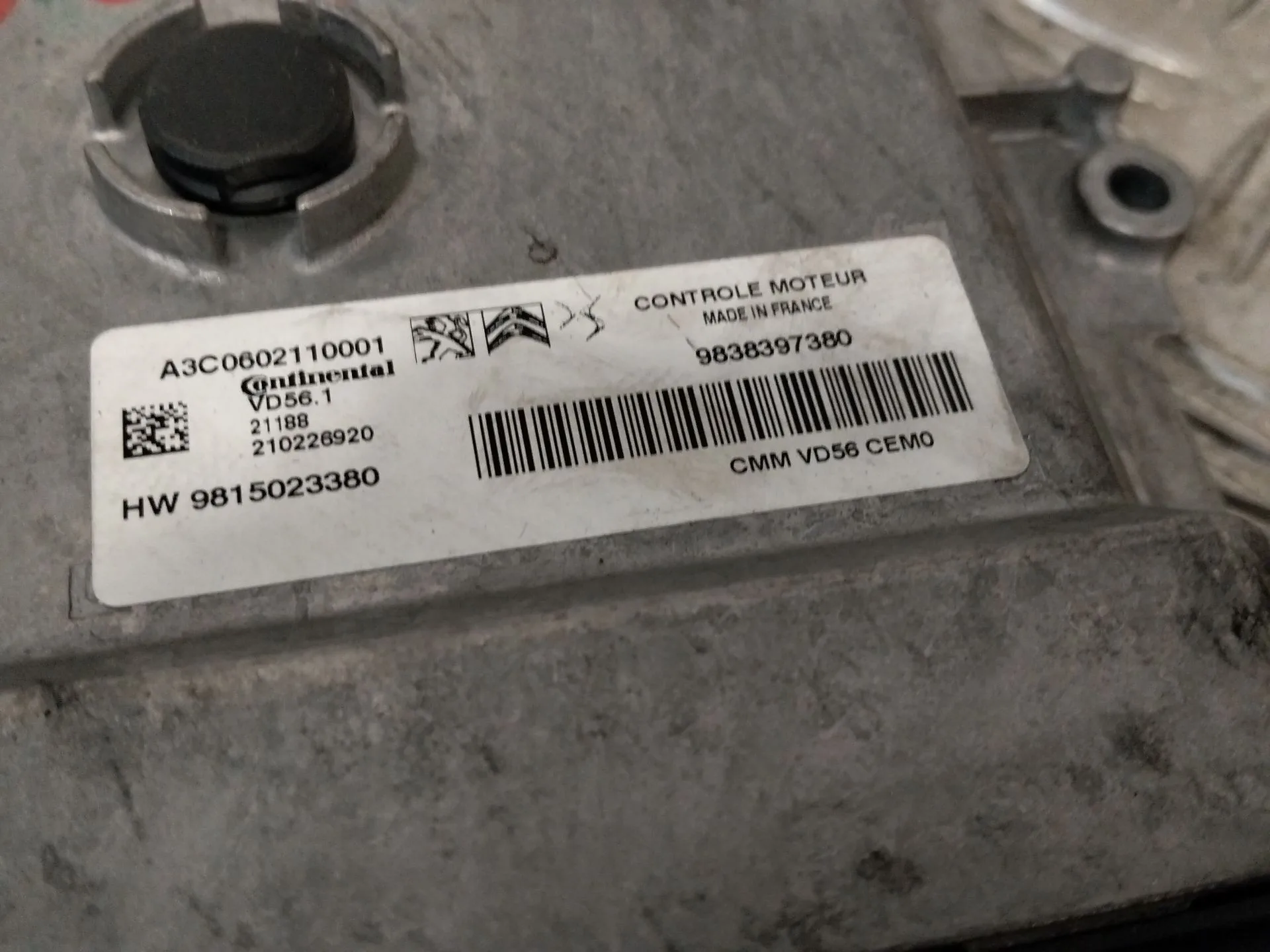 Centralita Motor Uce para Citroën C5 Aircross (Ac_, Aj_, Ar_, A4_)