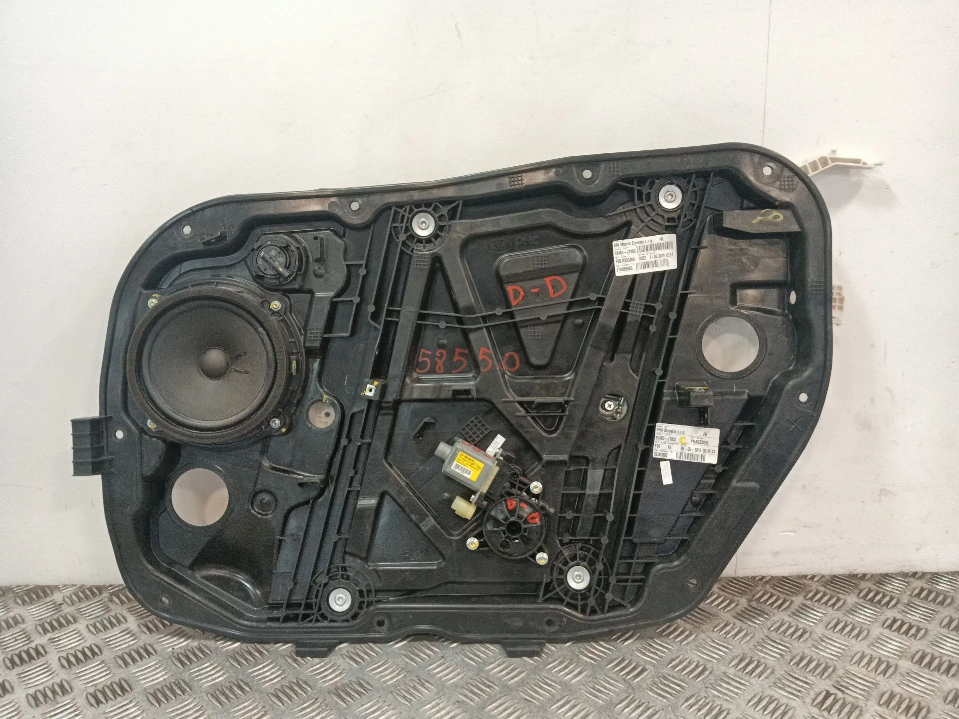 Elevalunas Delantero Derecho para Kia Ceed