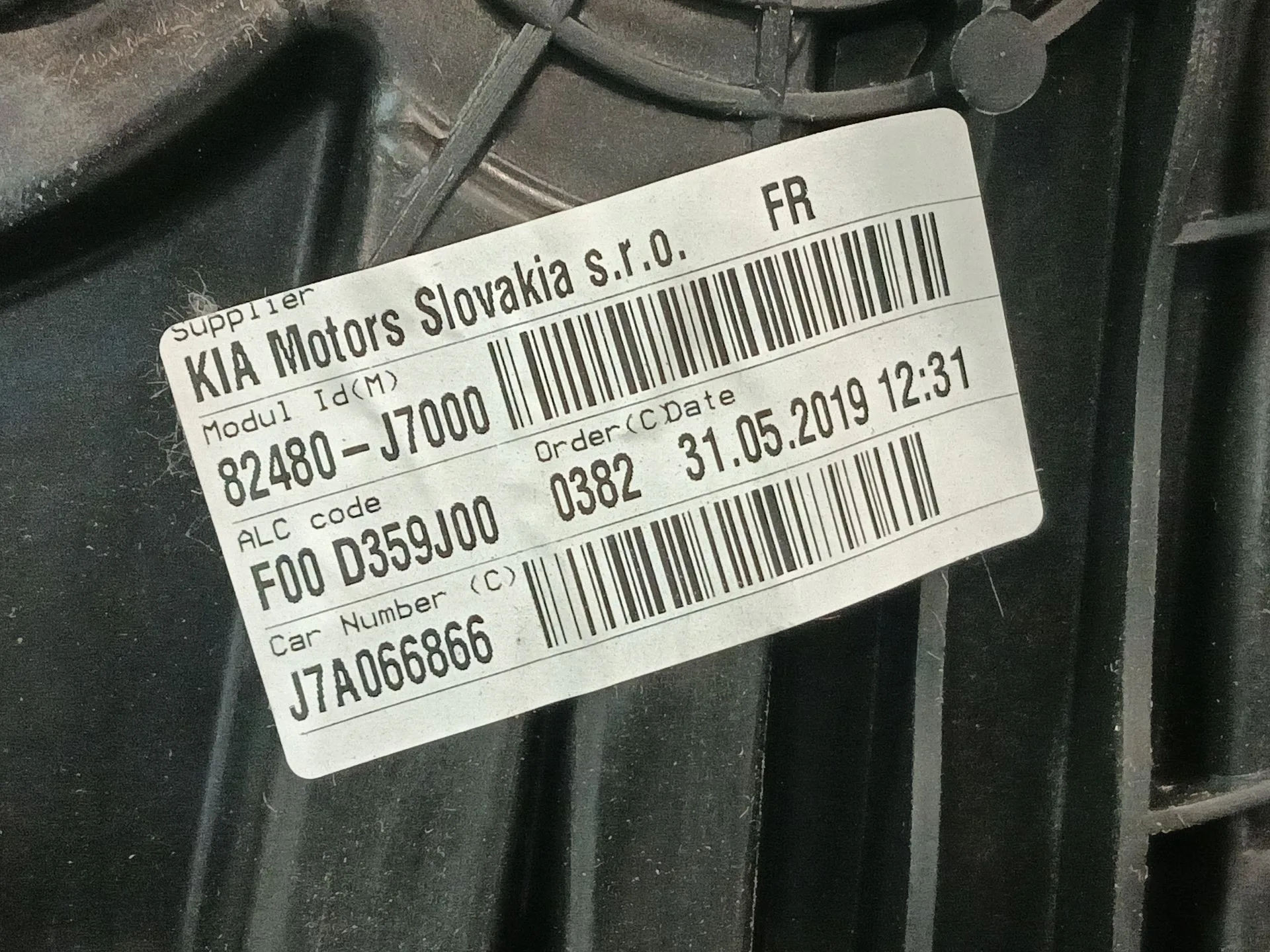 Elevalunas Delantero Derecho para Kia Ceed