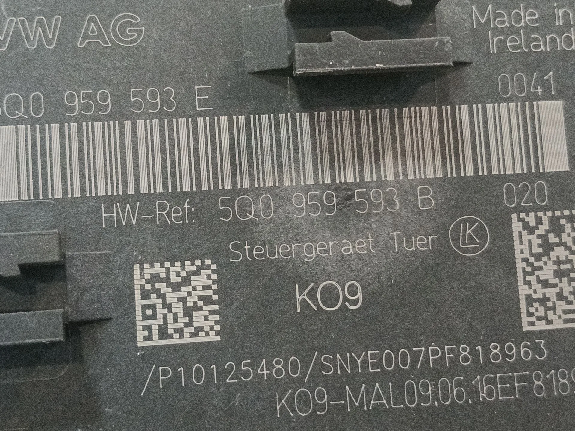 Modulo Electronico para Audi A3 Sportback (8Va, 8Vf)