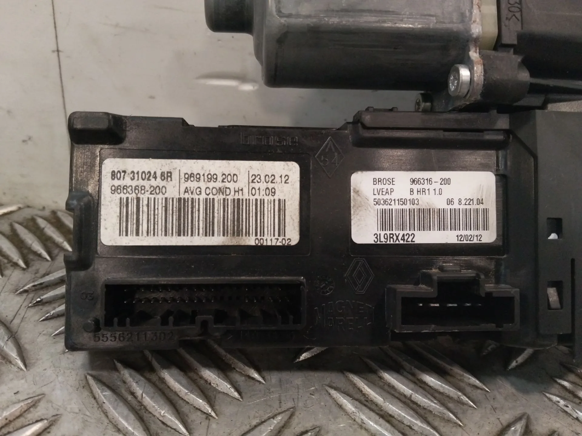 Motor Elevalunas Delantero Izquierdo para Renault Megane Iii Berlina 5 P