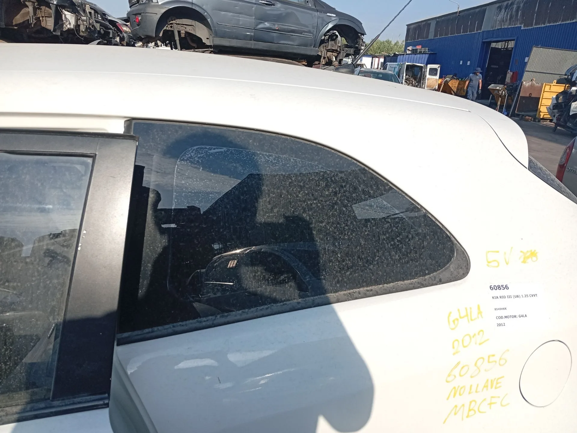 Luna Trasera Izquierda para Kia Rio Iii (Ub)