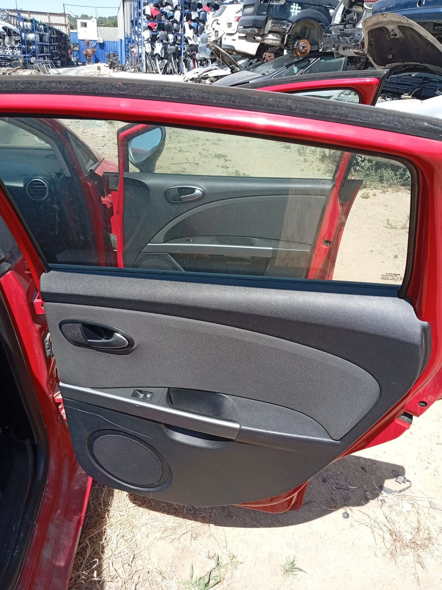 Elevalunas Trasero Derecho para Seat Leon (1P1)