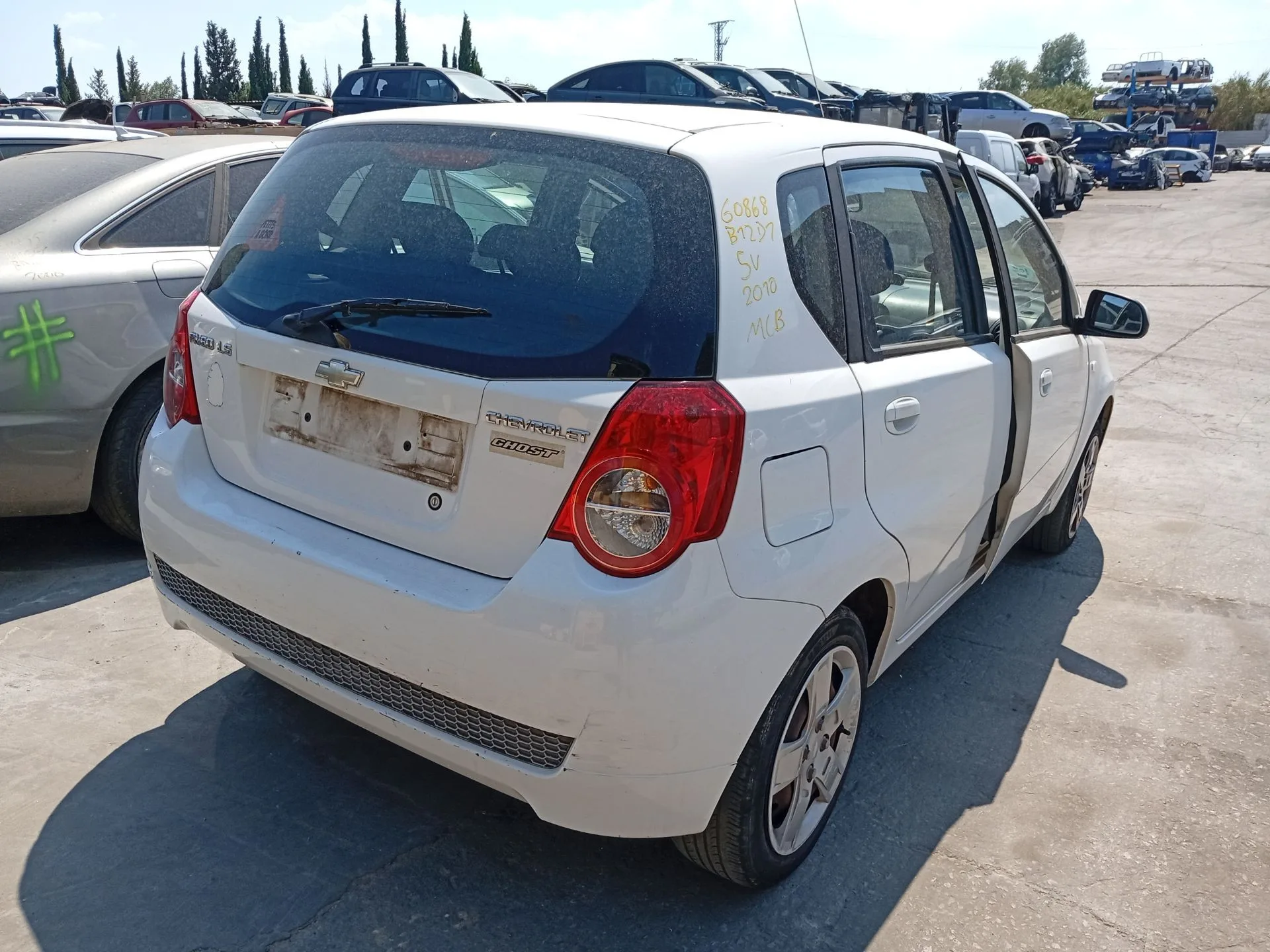 Amortiguador Trasero Derecho para Chevrolet Aveo / Kalos Hatchback (T250, T255)
