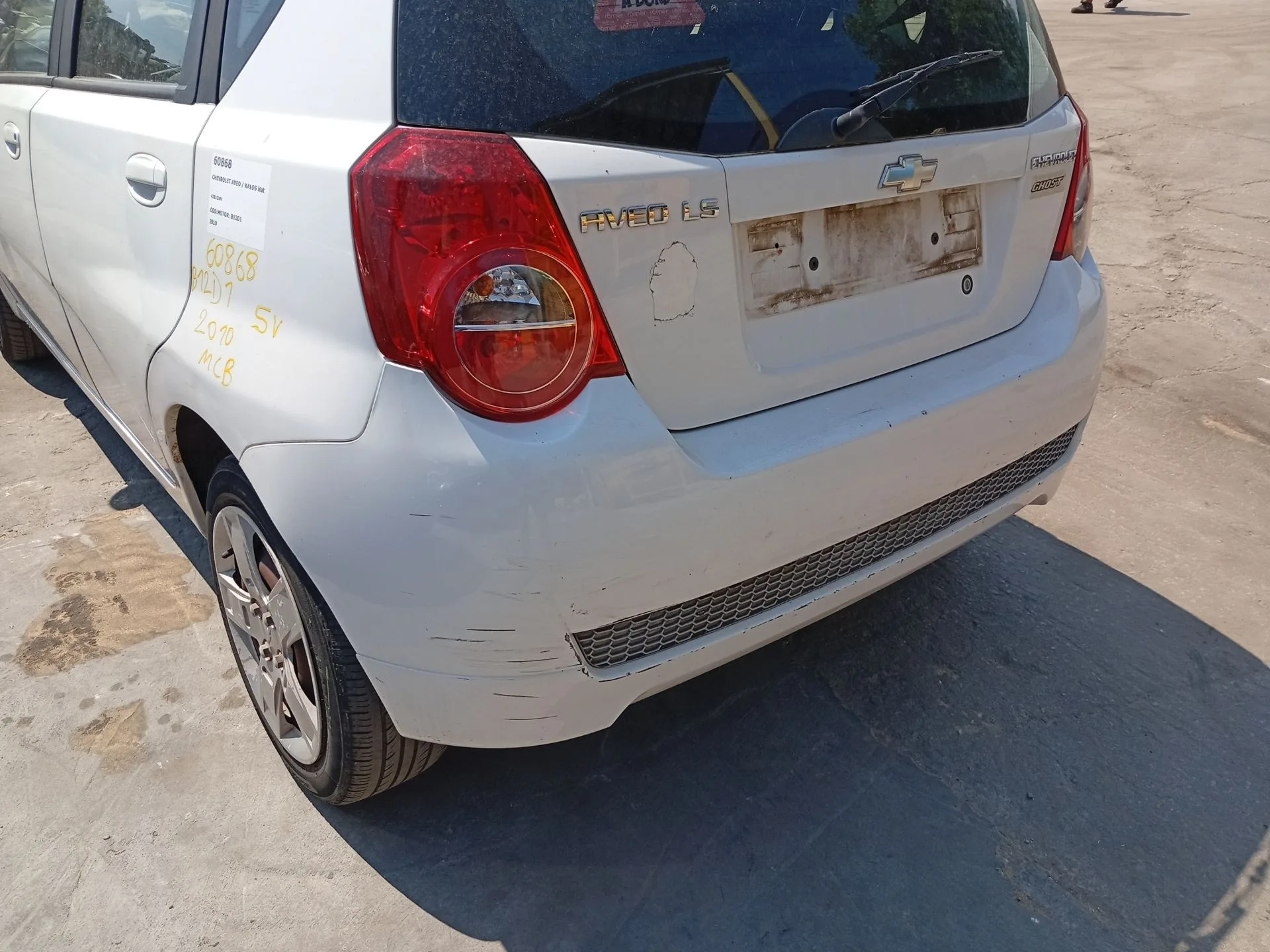 Paragolpes Trasero para Chevrolet Aveo / Kalos Hatchback (T250, T255)