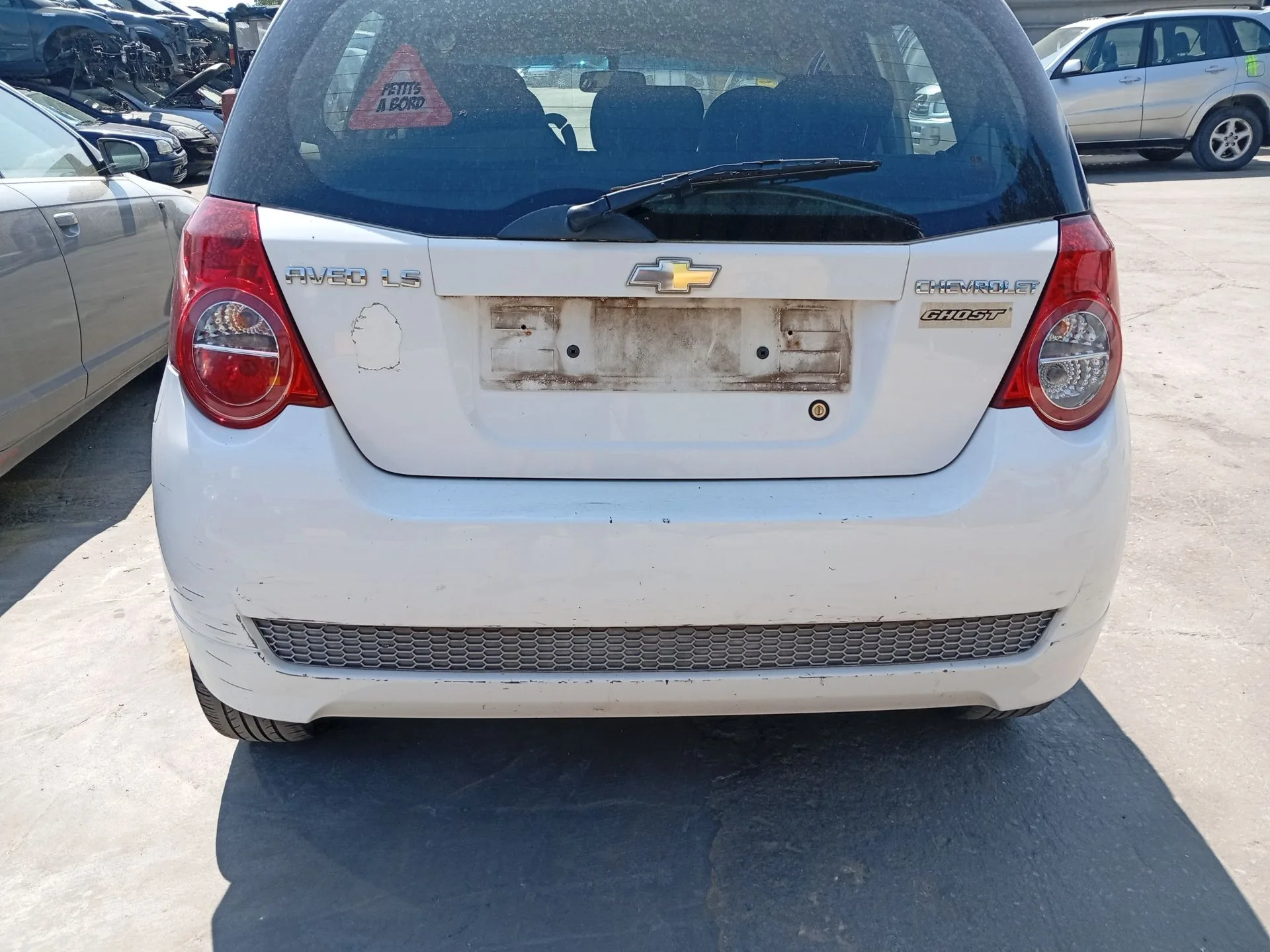 Refuerzo Paragolpes Trasero para Chevrolet Aveo / Kalos Hatchback (T250, T255)